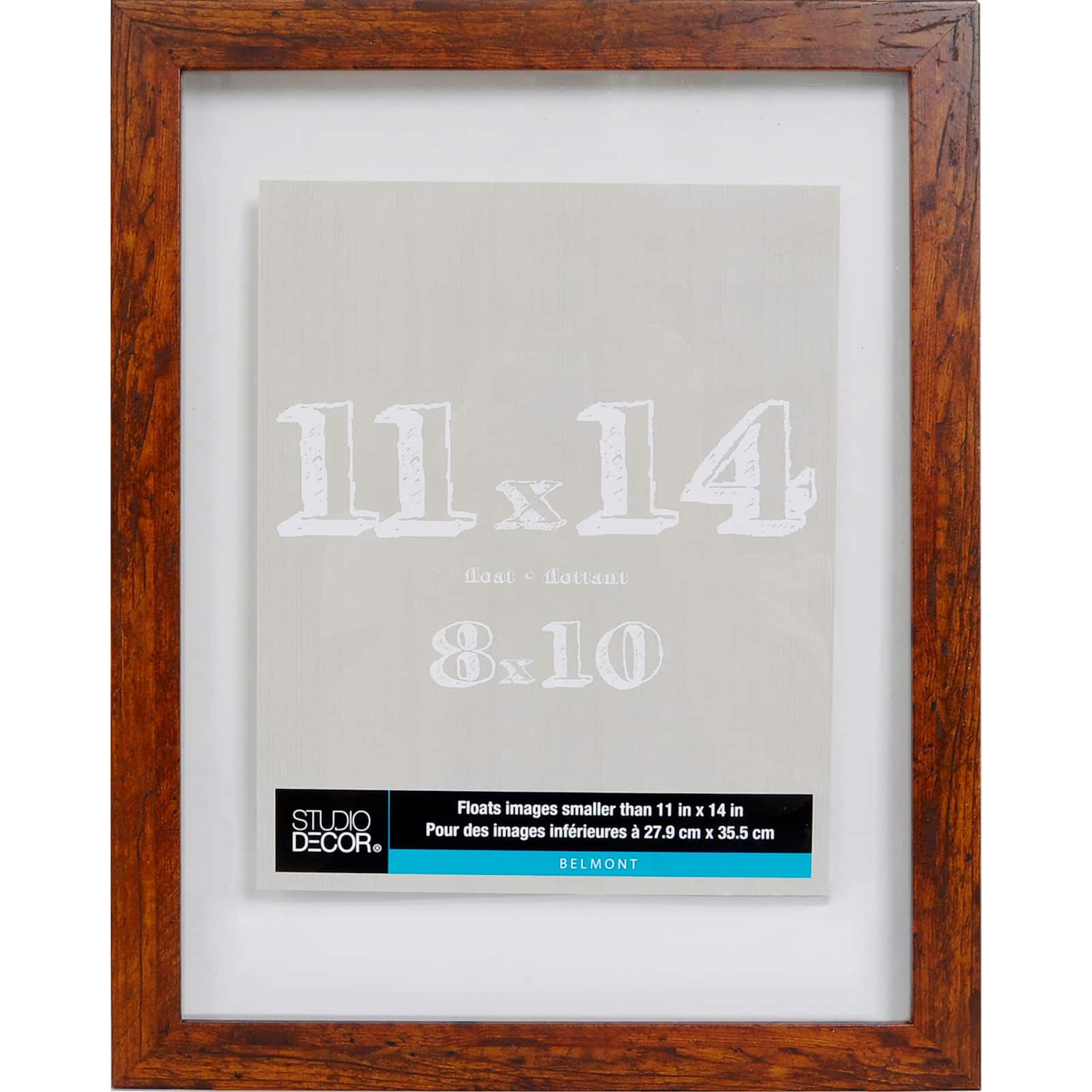 8 Pack: Honey 11&#x22; x 14&#x22; Belmont Float Frame by Studio D&#xE9;cor&#xAE;