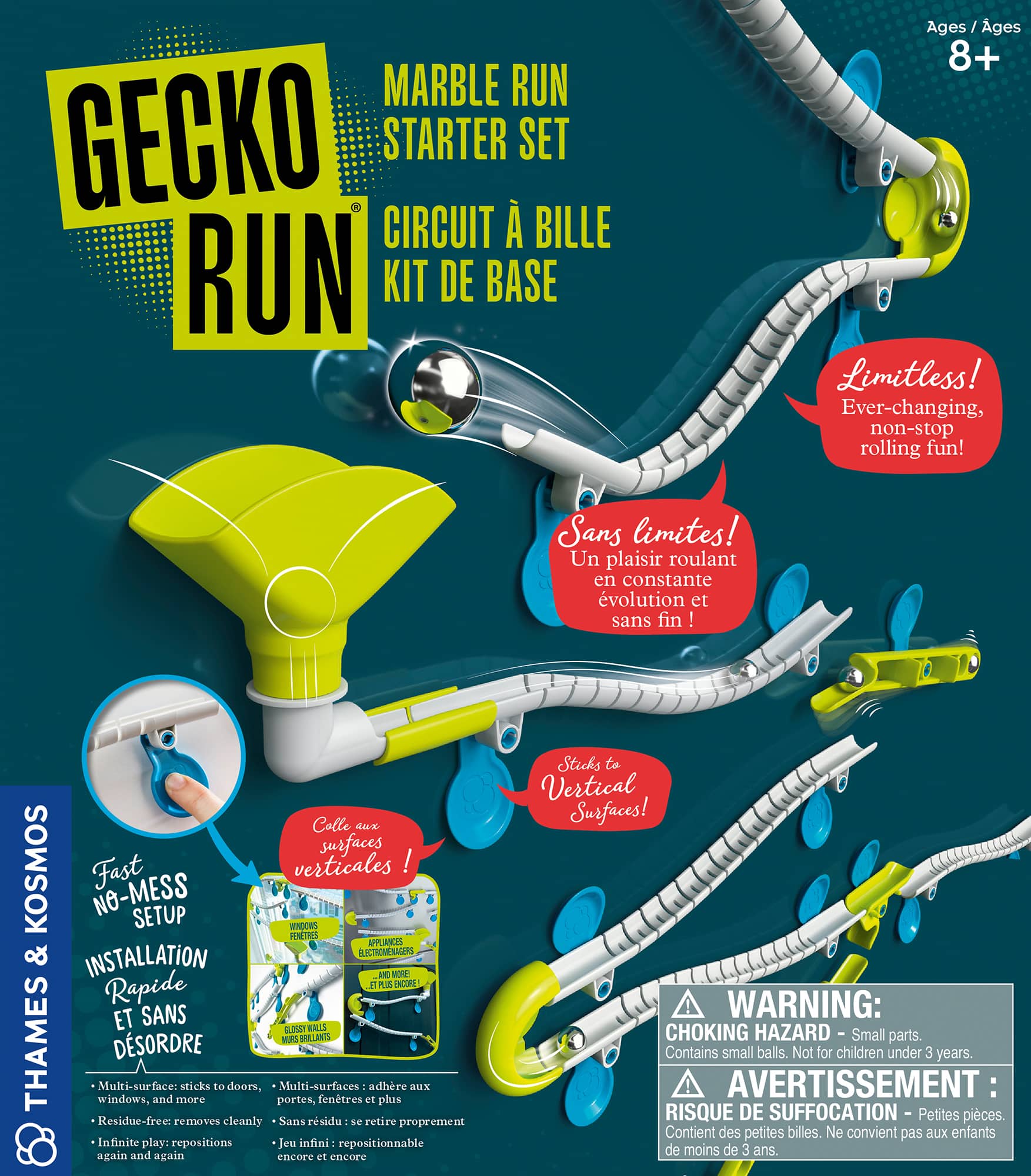 Thames & Kosmos Gecko Run Marble Run Starter Set