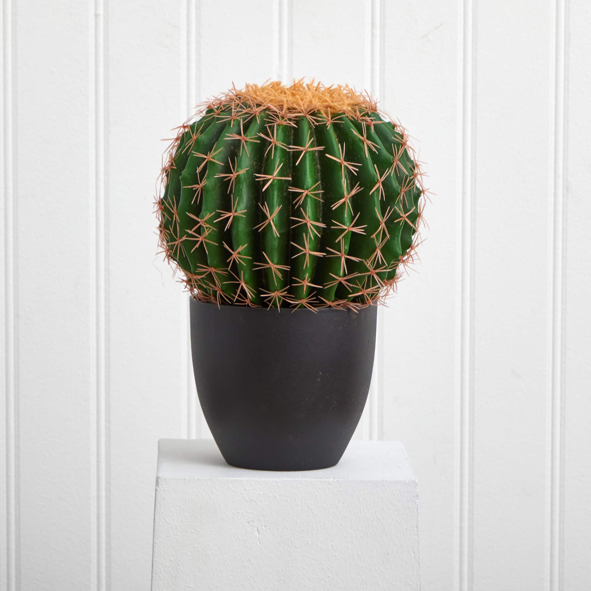 14&#x22; Potted Artificial Cactus