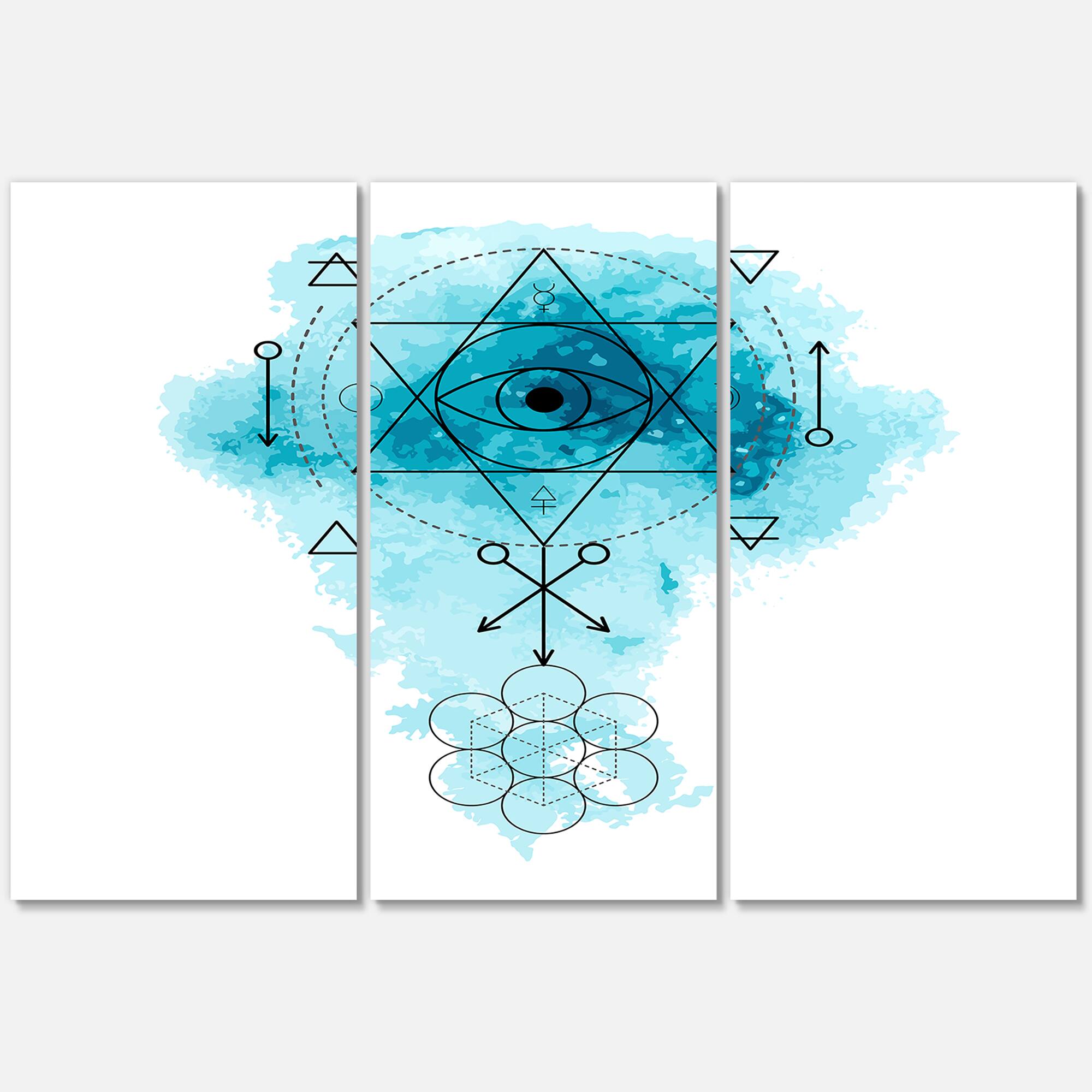 Designart - Symbol of Alchemy and Sacred Geometry II