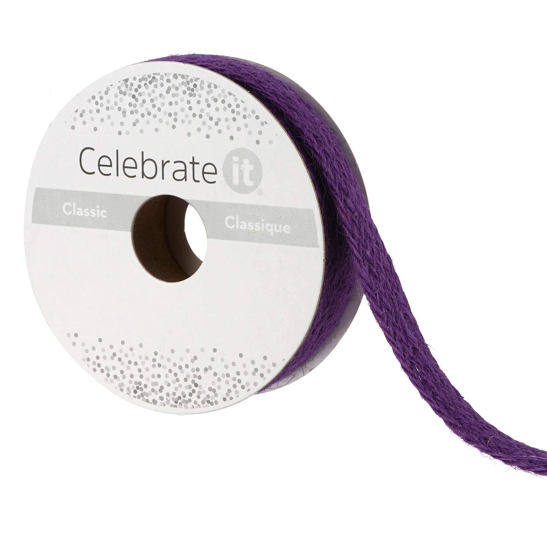 7/16&#x22; x 7yd. Jute Ribbon by Celebrate It&#xAE;