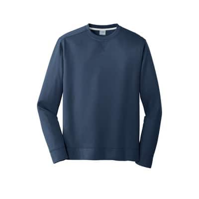 Port & Company® Performance Fleece Crewneck Adult Sweatshirt in Deep Navy Blue | XXXX-Large | Michaels®