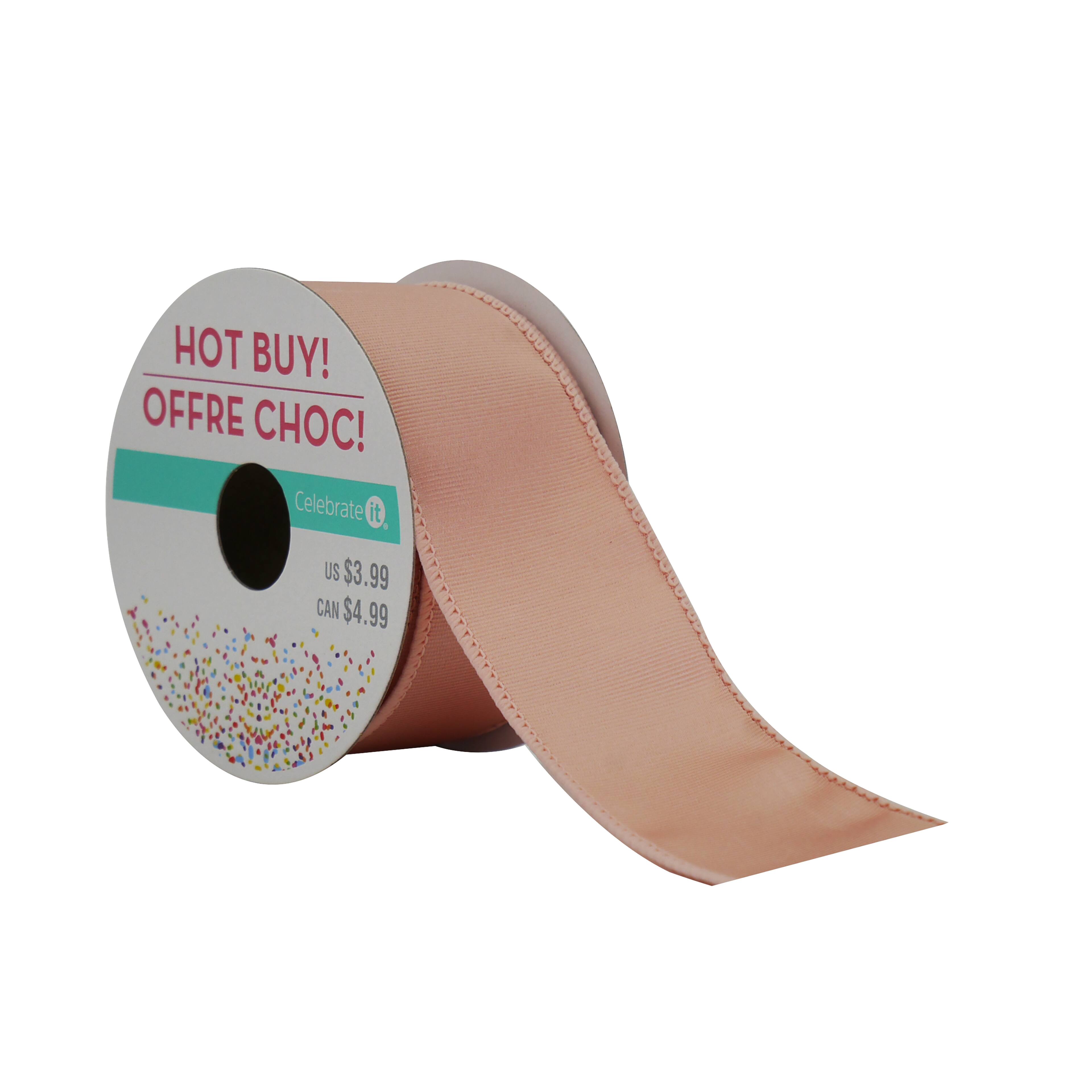 1.5&#x22; x 3yd. Wired Grosgrain Ribbon by Celebrate It&#xAE; Hot Buy!