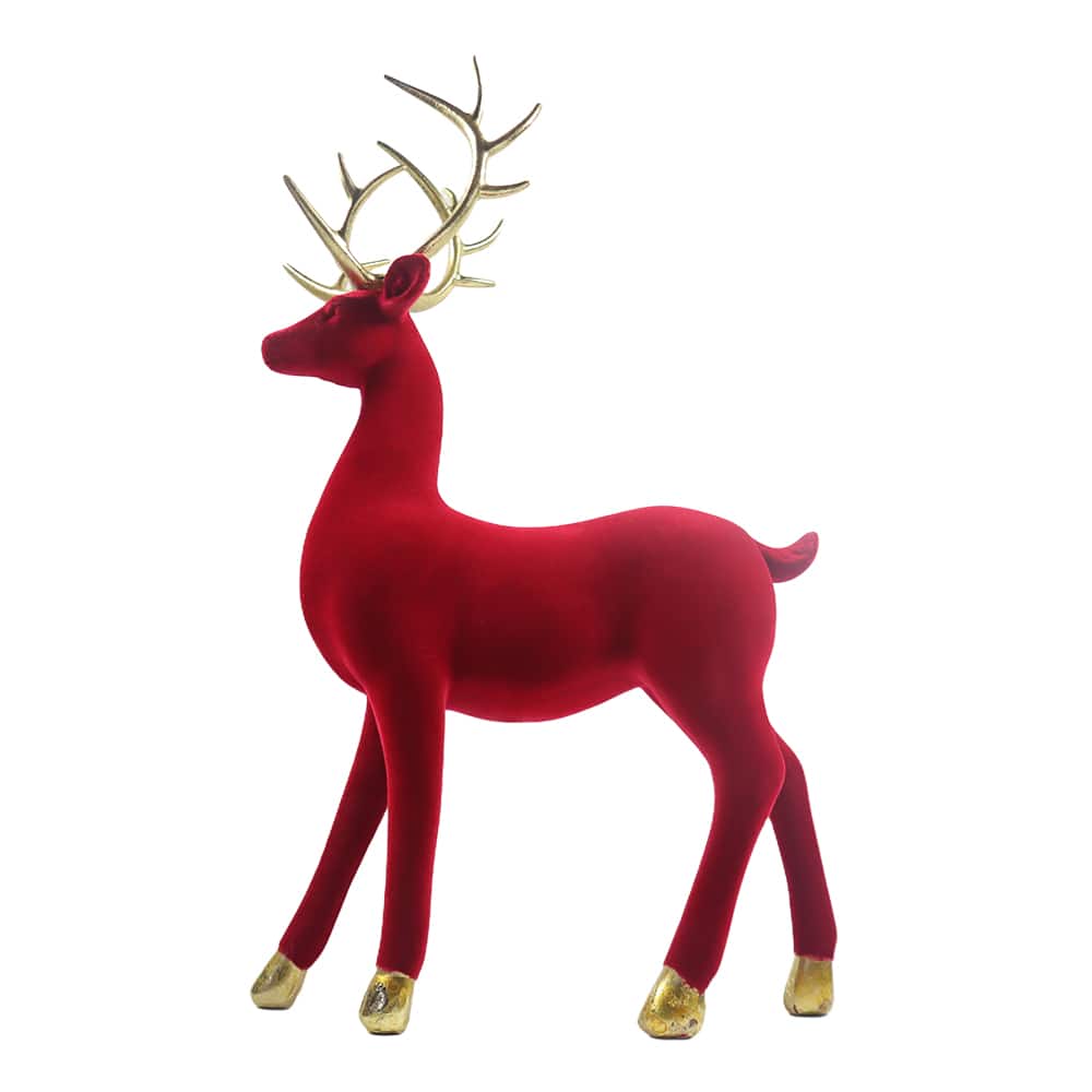 Flocked Standing Reindeer Tabletop Décor by Ashland®