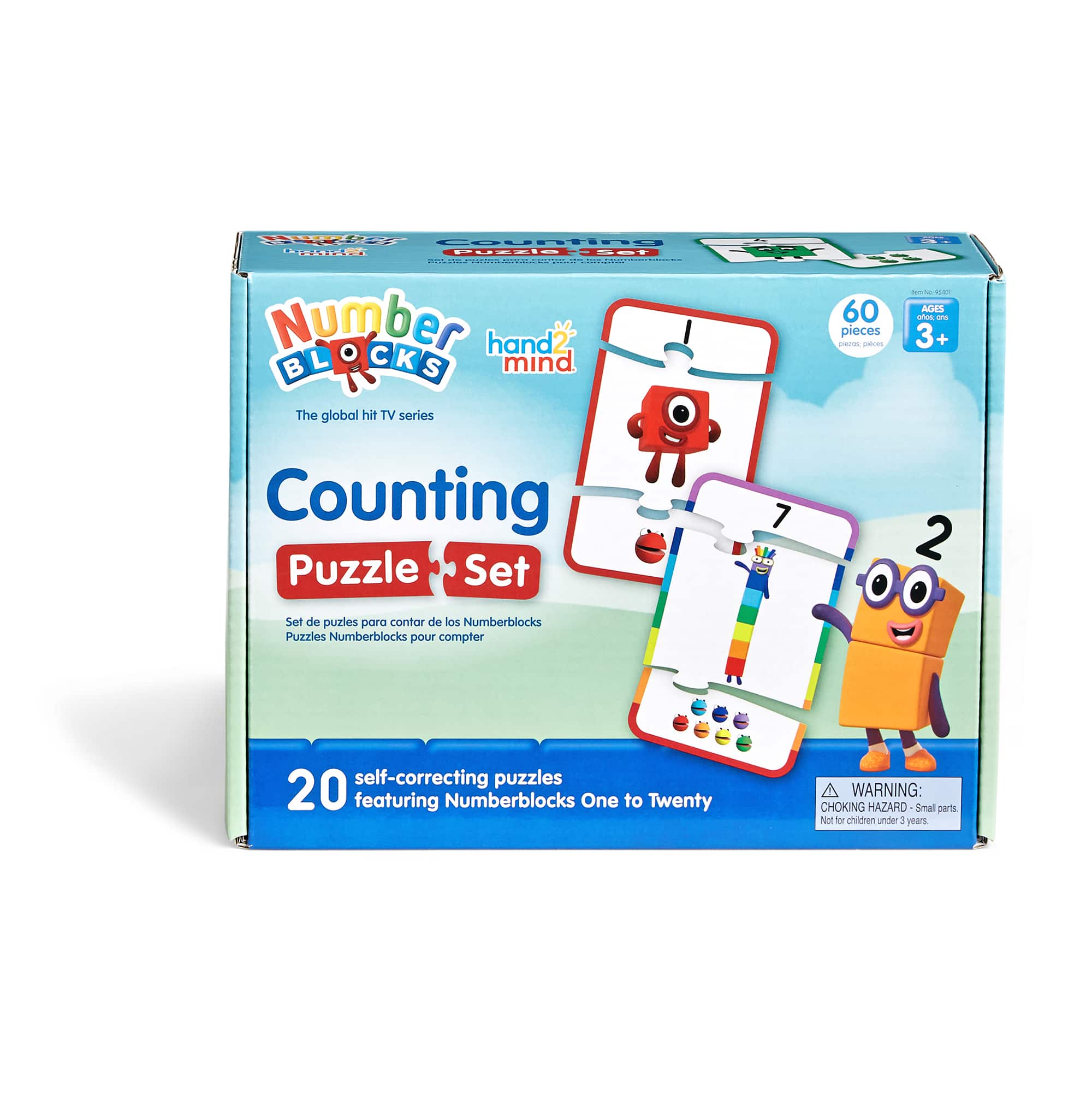 hand2mind Numberblocks® Simple Cut Counting Puzzle Set