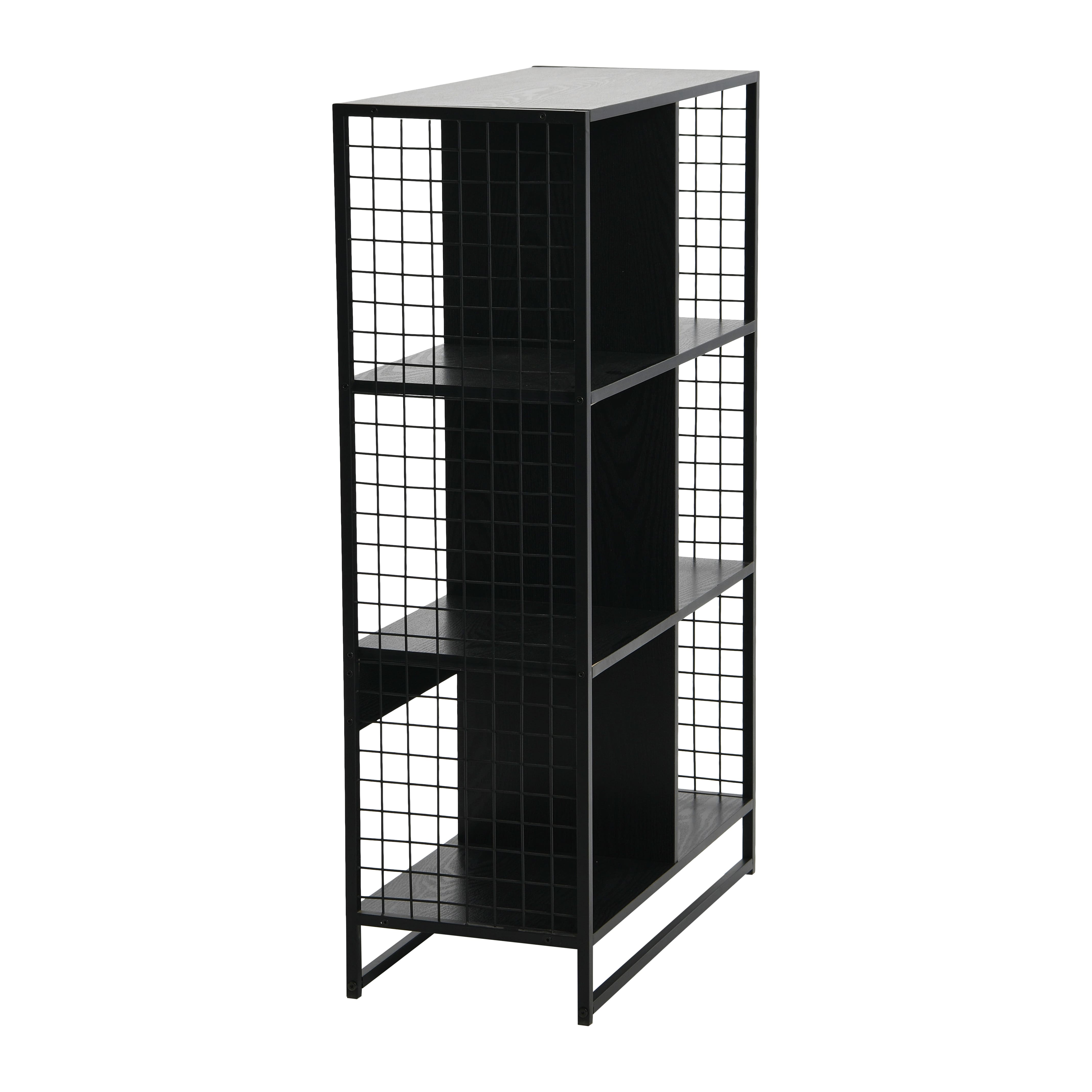 Household Essentials Trellis 6 Compartment Storage Bookshelf