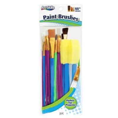 25 Piece Paint Brush Set by ArtSkills®