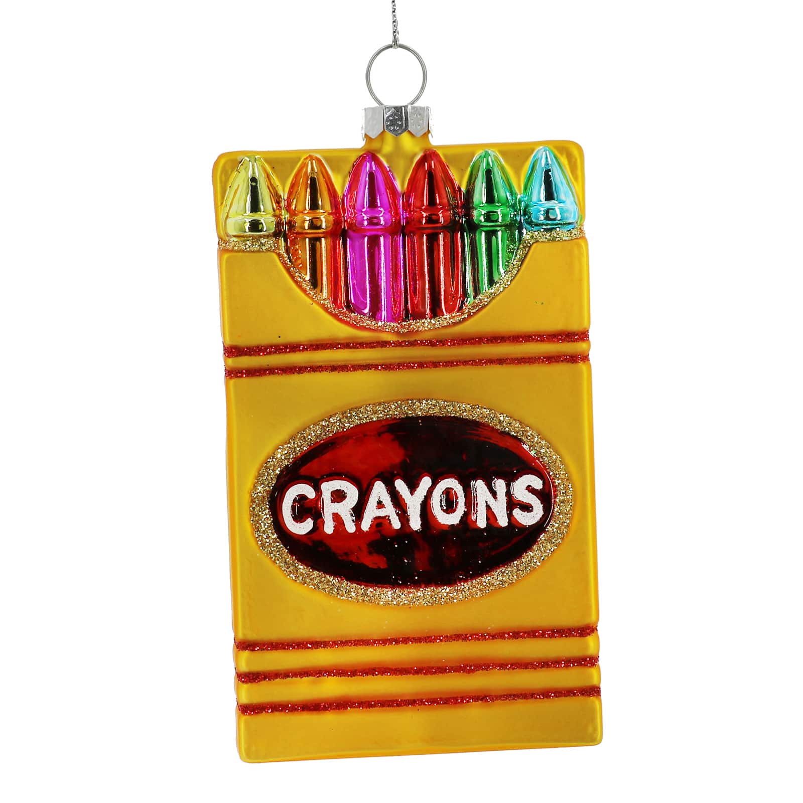 5&#x22; Crayons Glass Ornament by Ashland&#xAE;