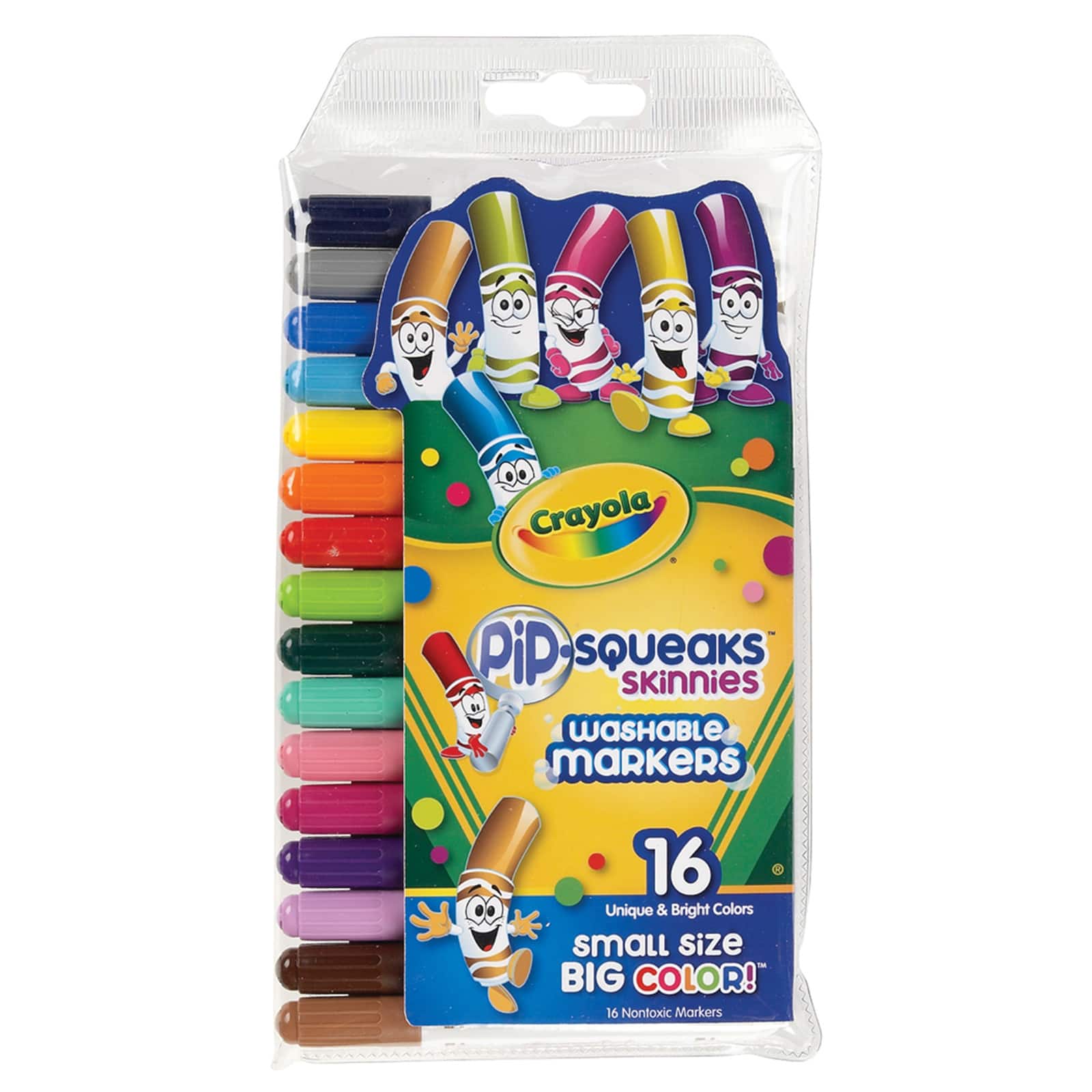 Crayola® Pip-Squeaks Skinnies Washable Markers, 16ct.