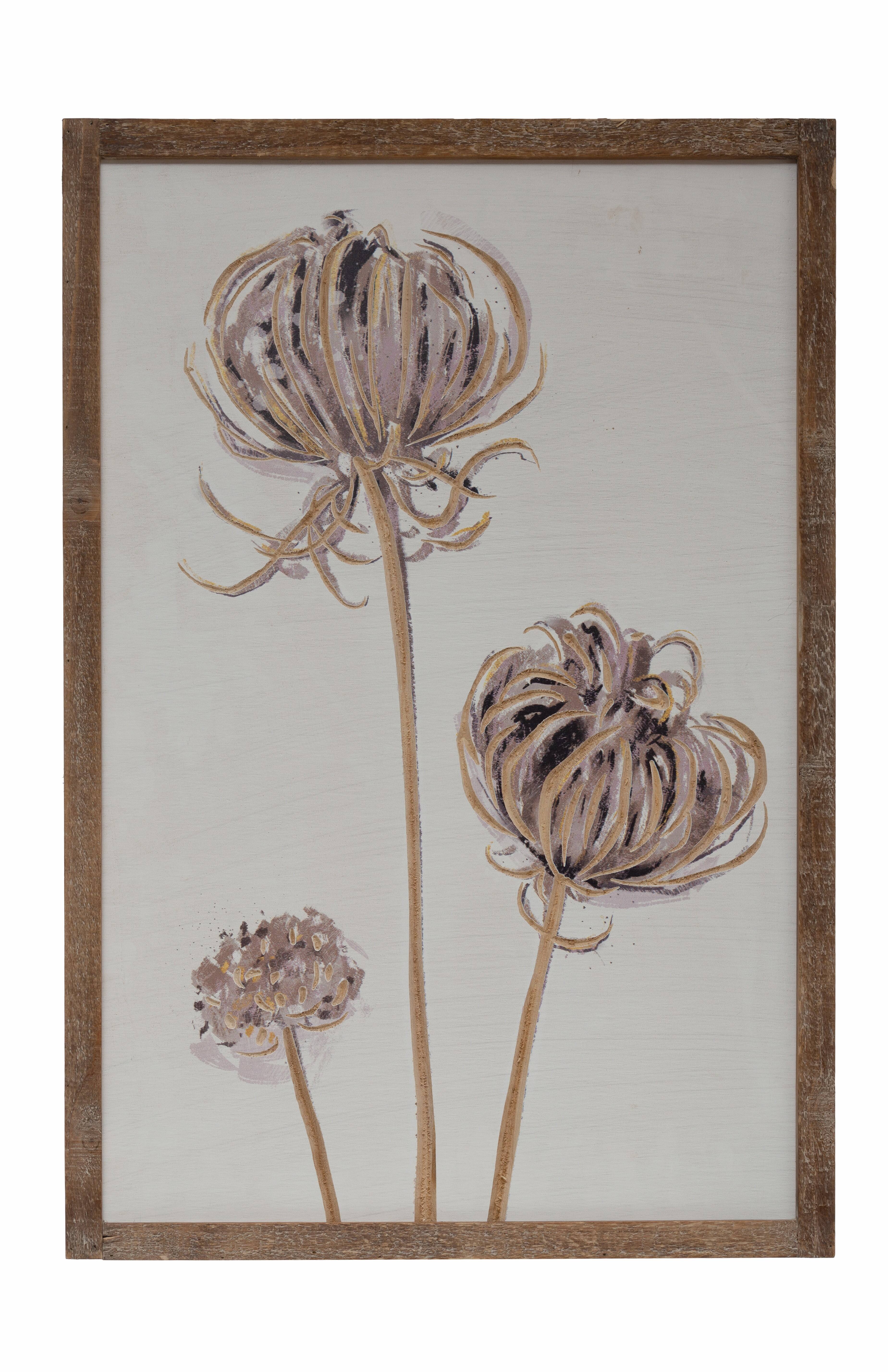 Hello Honey® Engraved Wood Wall Décor with Flower Set