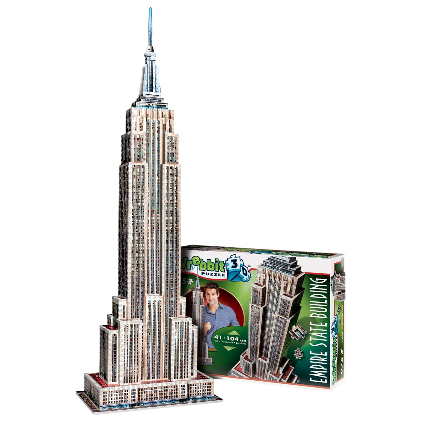 Wrebbit 3D Puzzle&#x2122; Empire State Building 975 Piece Puzzle