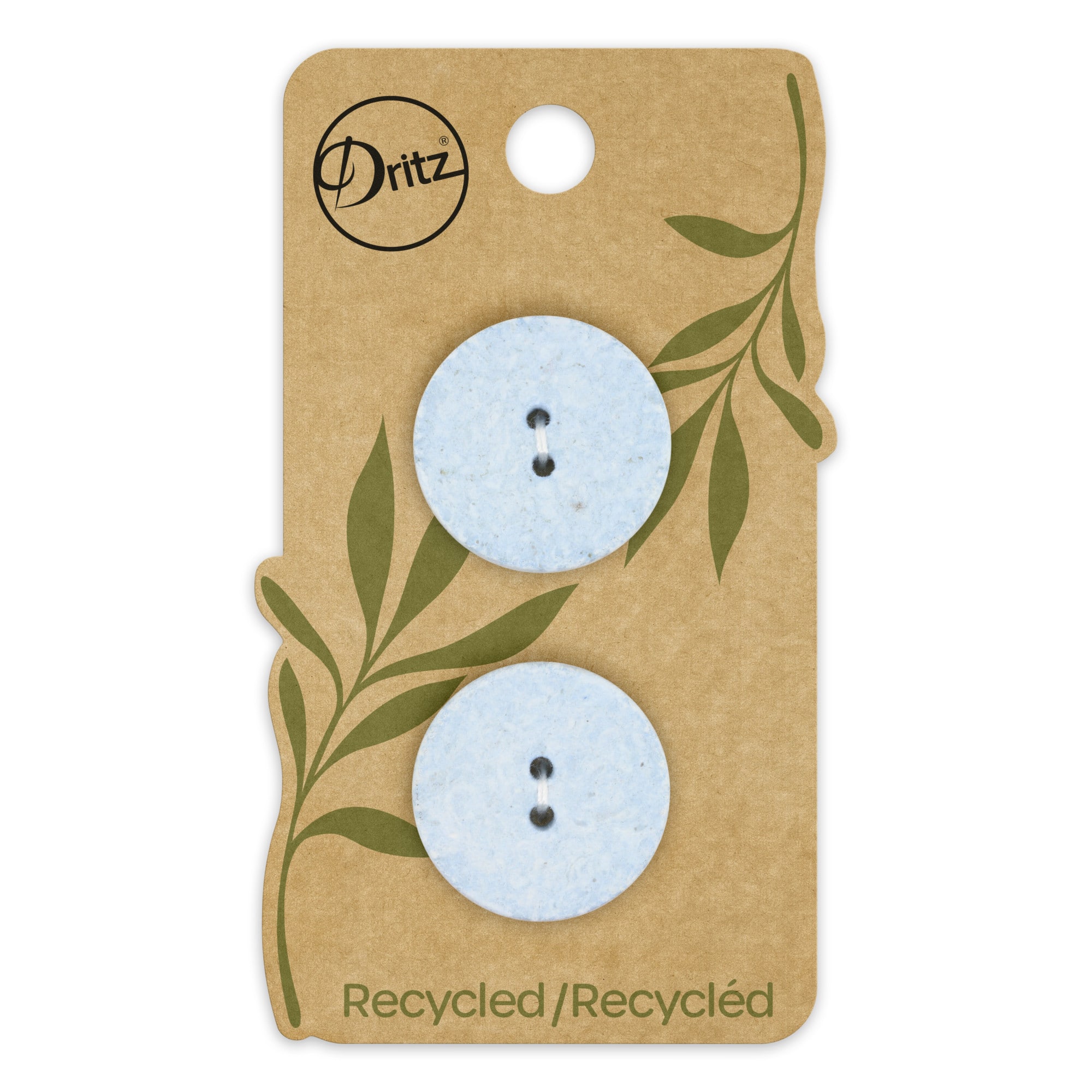 Dritz&#xAE; 23mm Recycled Cotton Round Buttons, 6ct.