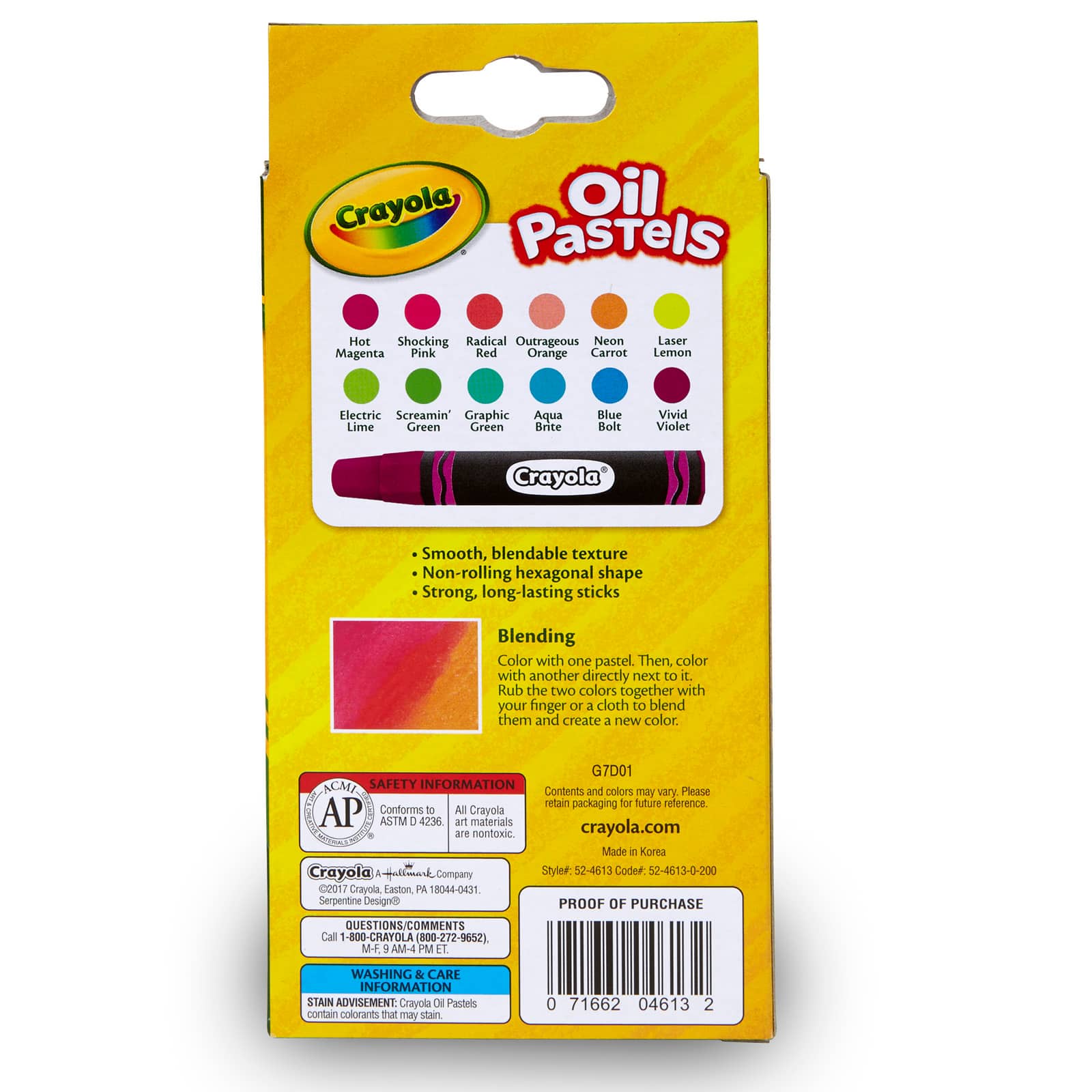 Crayola® Neon Oil Pastels - Set of 12