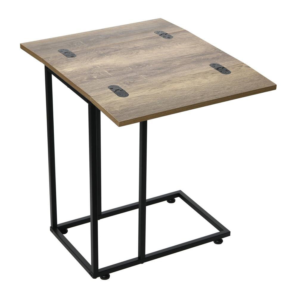 Household Essentials Jamestown Extendable C-Shaped End Table