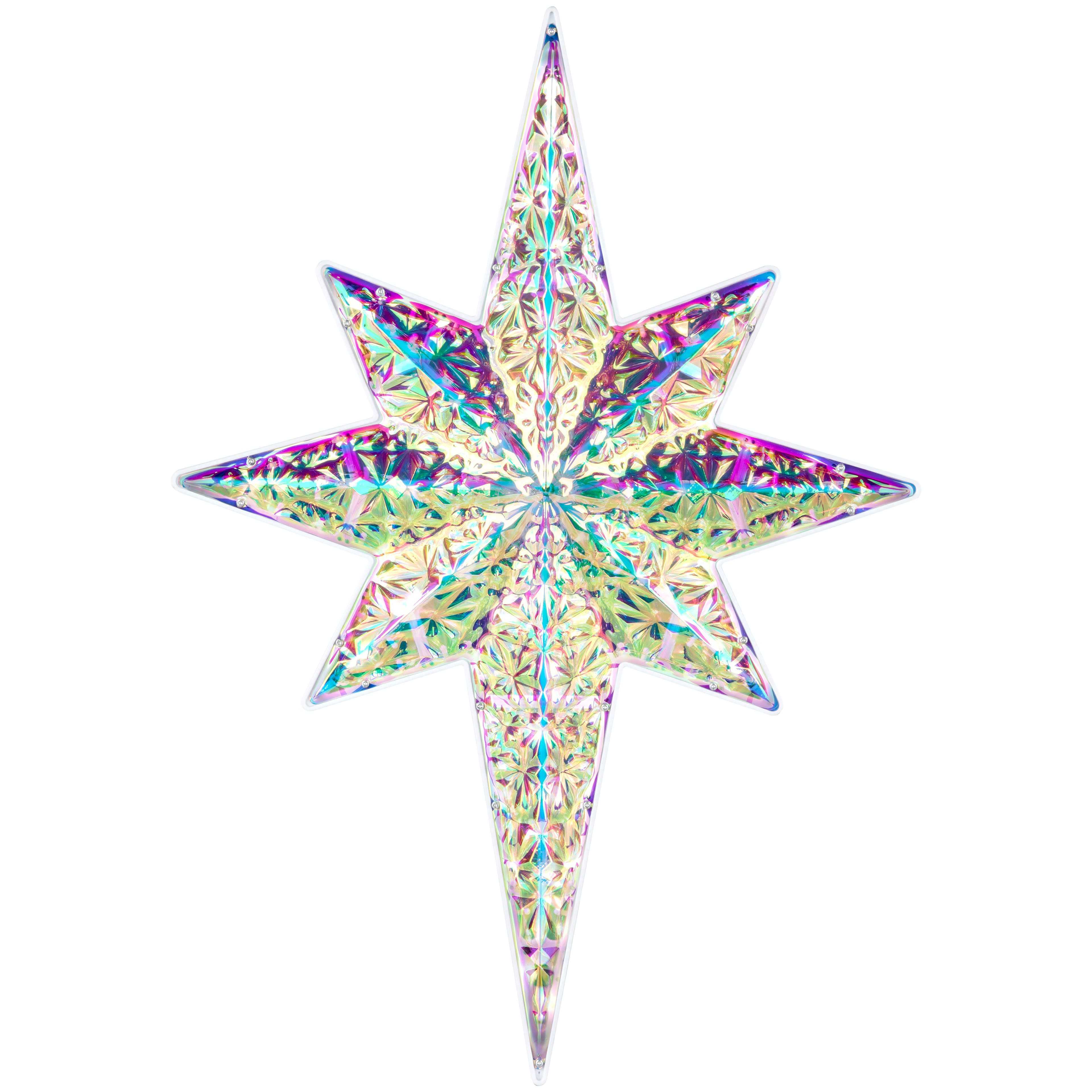 22.5&#x22; LED Lighted Iridescent Tree Topper by Ashland&#xAE;