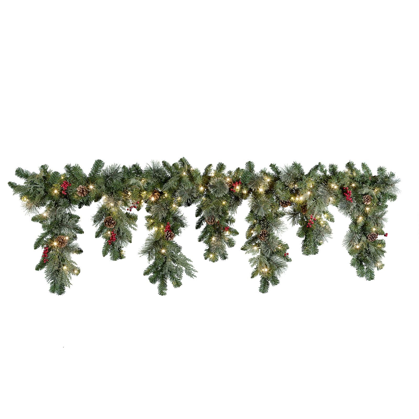 Haute Décor 6ft. Classic Cascading Mantle Swag Garland