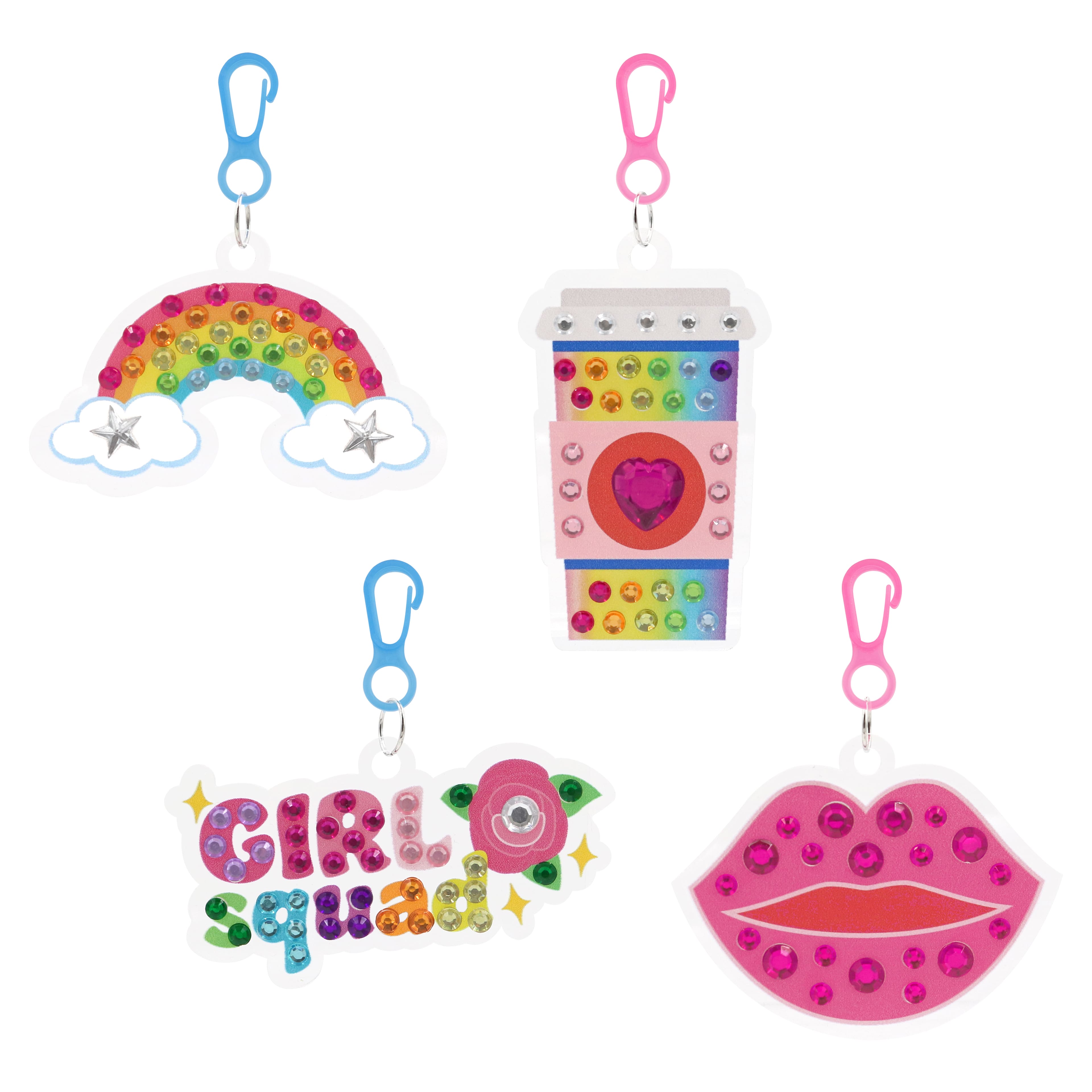 Girl Squad Backpack Keychain Diamond Art Kit by Creatology&#x2122;