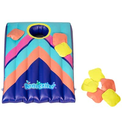 3.5ft. PoolCandy Floating Inflatable Cornhole Toss Game | Michaels