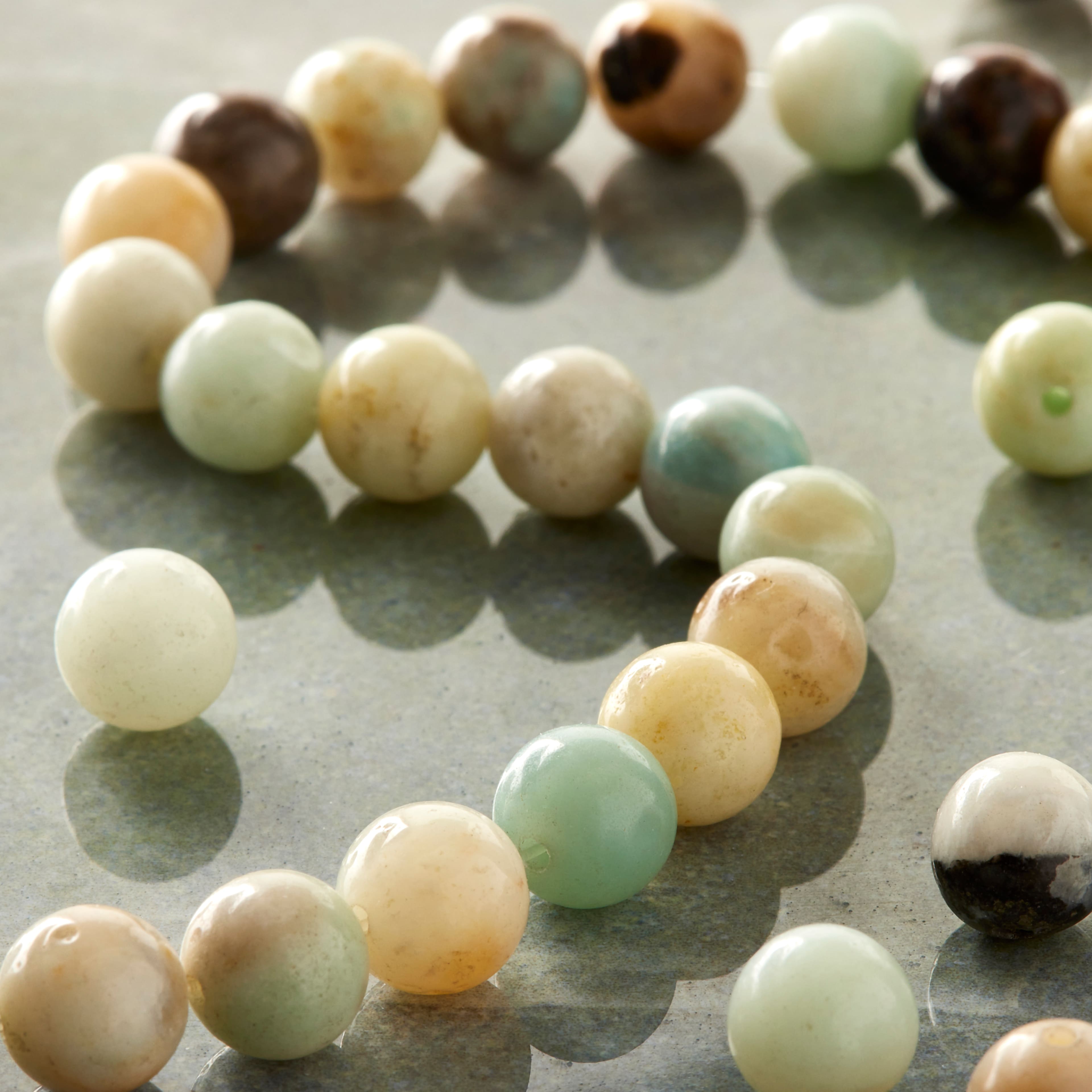 Amazonite Round Beads, 8mm by Bead Landing™