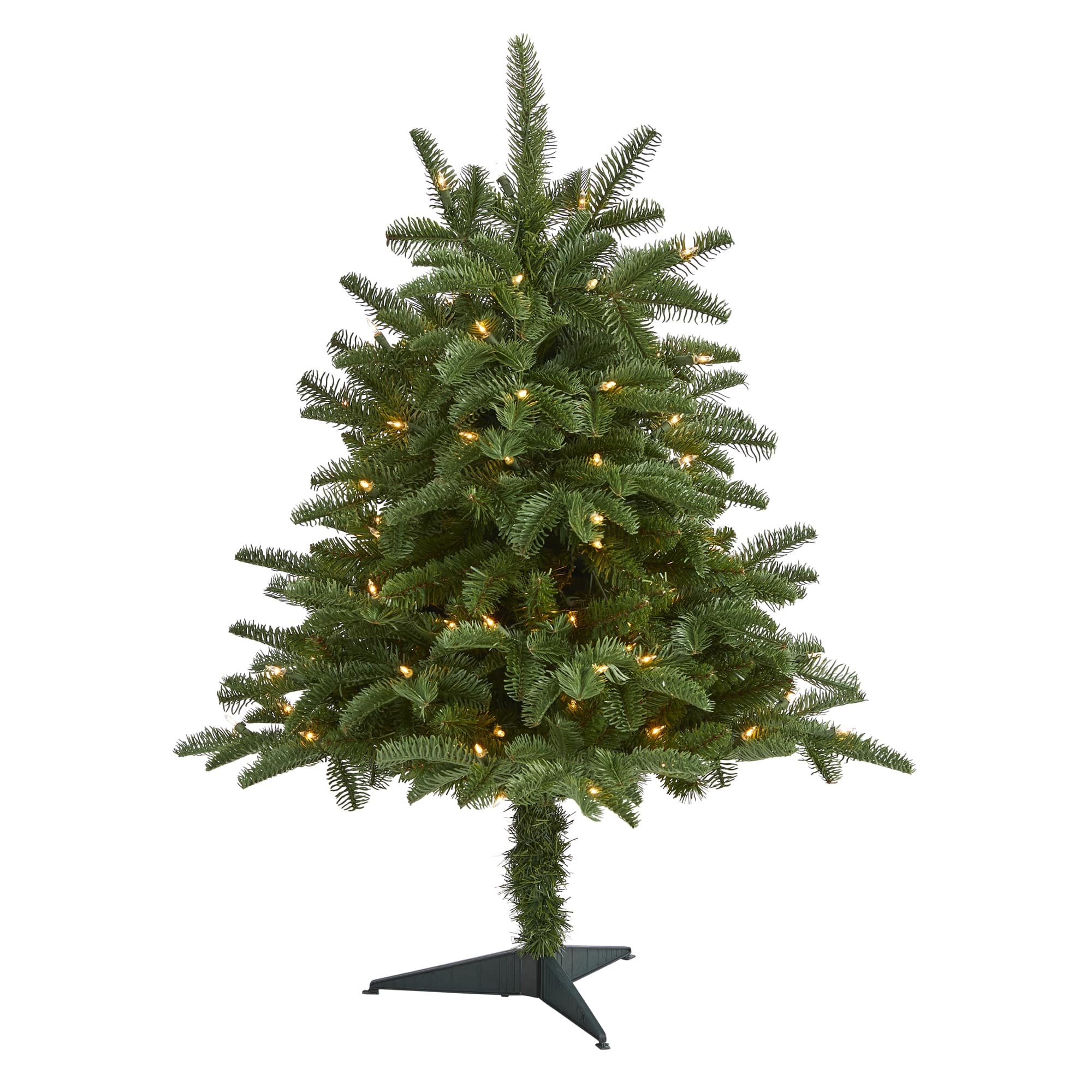 3ft. Pre-Lit South Carolina Spruce Artificial Christmas Tree, White Warm Lights