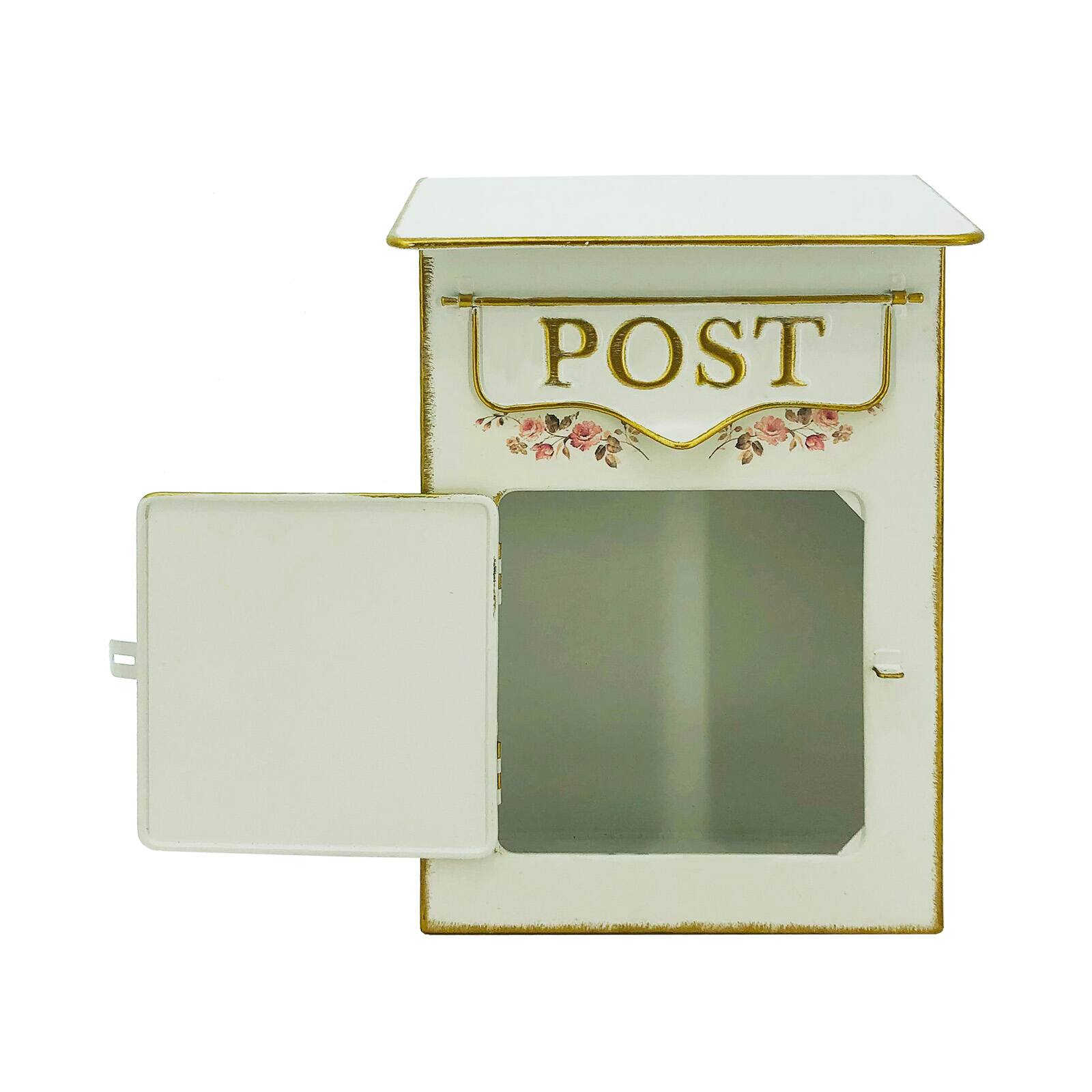12" Floral Vintage Tabletop Mail Box by Ashland®
