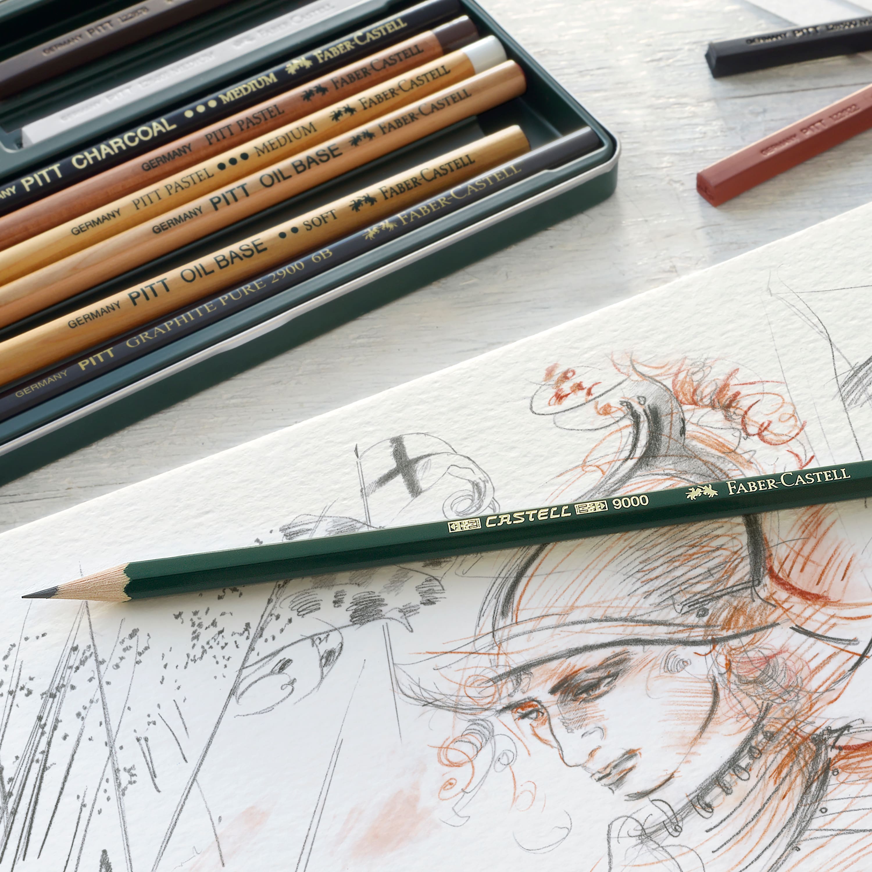 Faber-Castell Pitt Monochrome 33-Piece Set