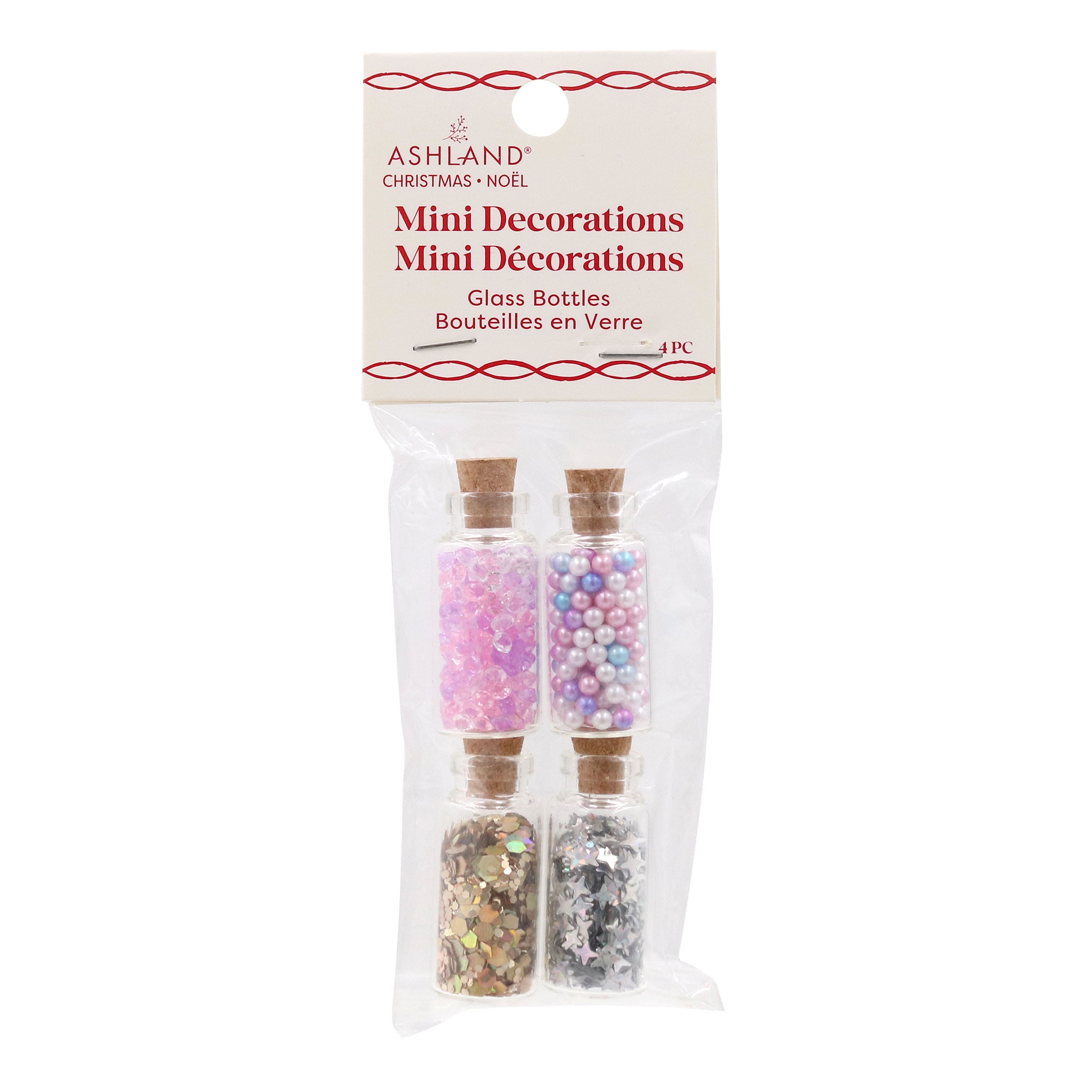 Mini Glass Bottle Decorations by Ashland&#xAE;
