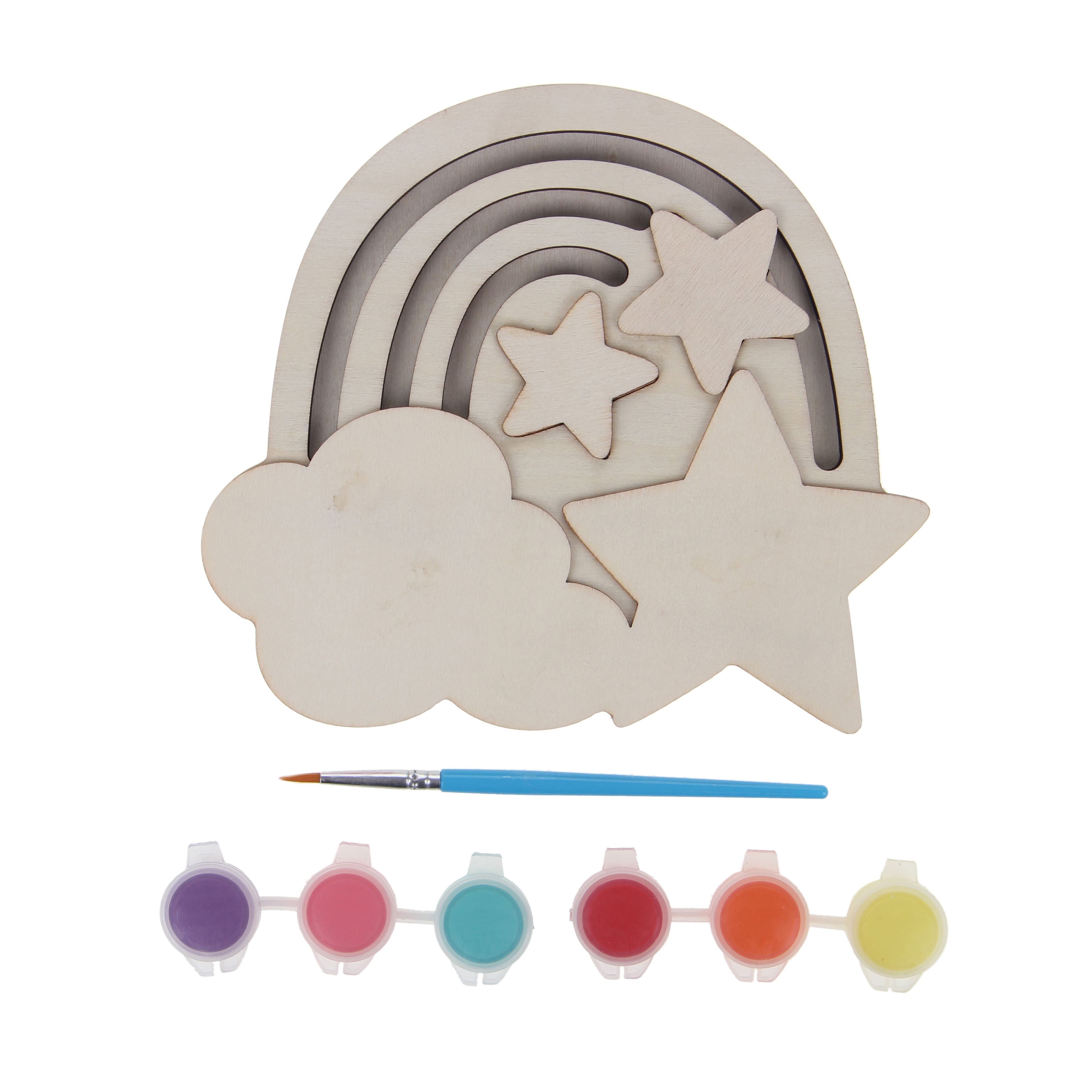 Rainbow Layered Wood Craft Kit by Creatology™