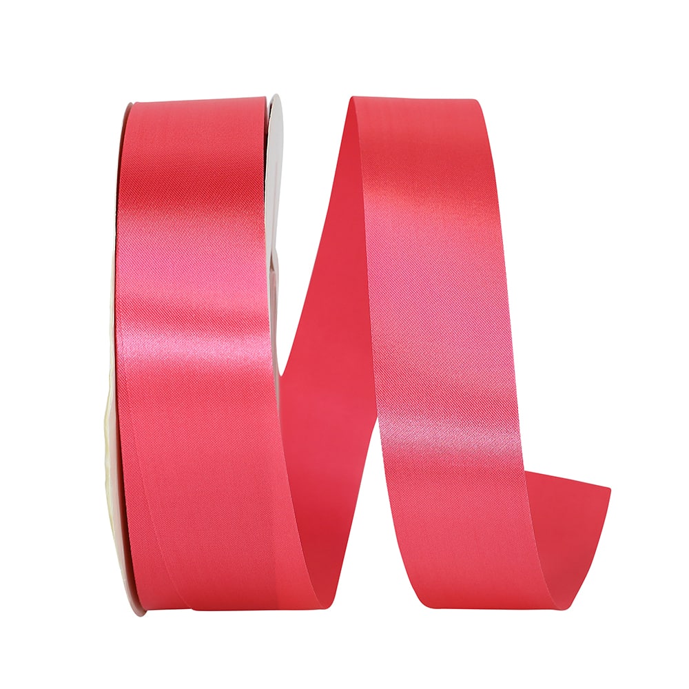 Jam Paper 3/8 Single Face Satin Allure Ribbon in Pink | 3/8 x 100yd | Michaels