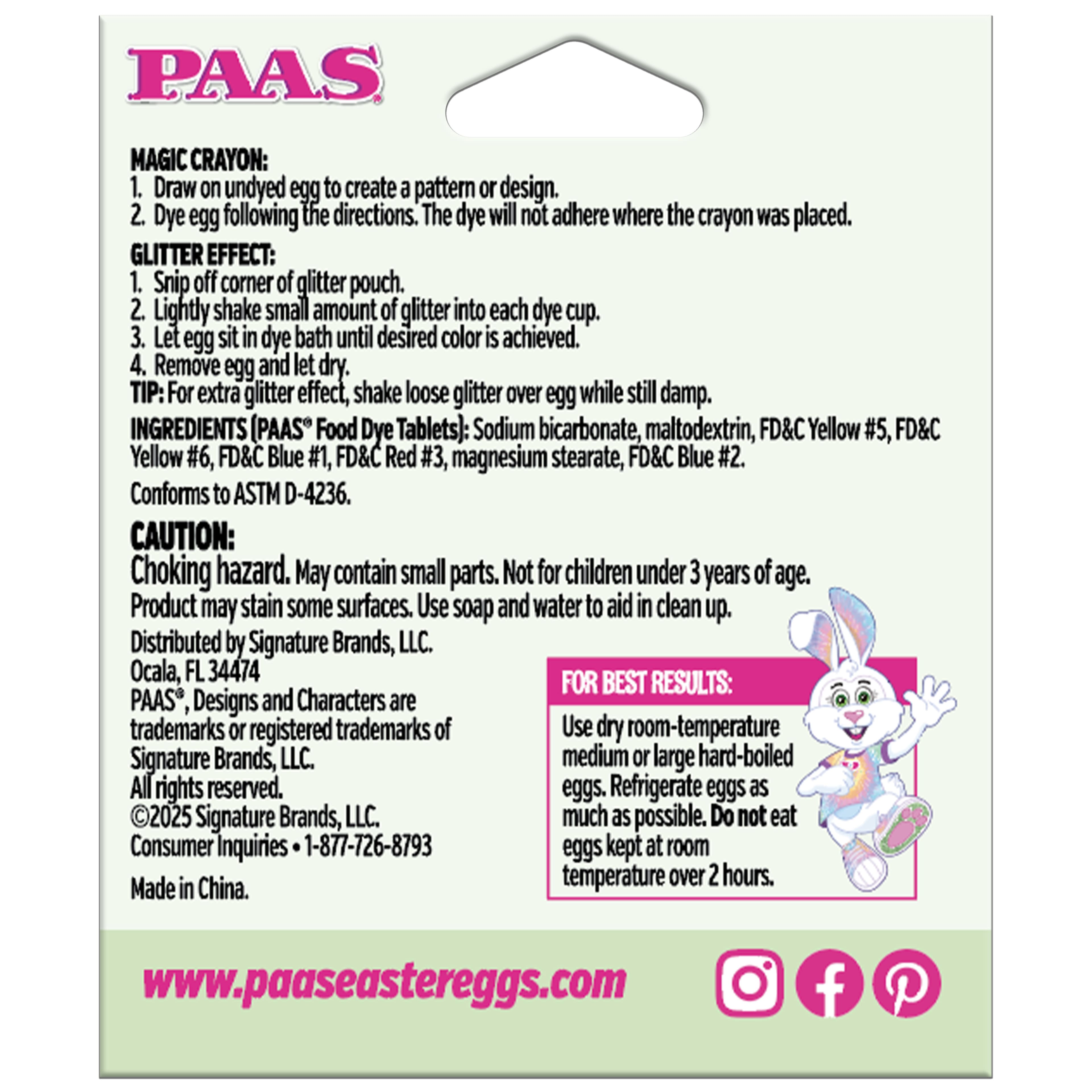 PAAS&#xAE; Glitter Color Cups Egg Decorating Kit