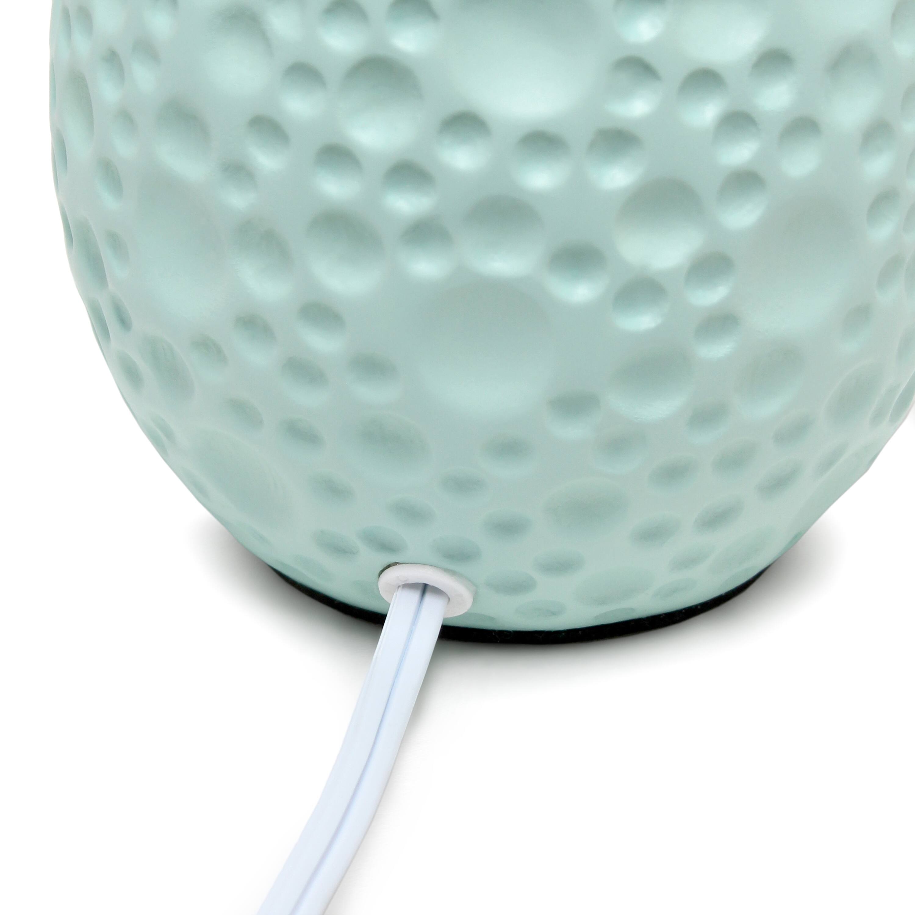 Creekwood Home Essentix 14" Ceramic Teardrop Table Lamp