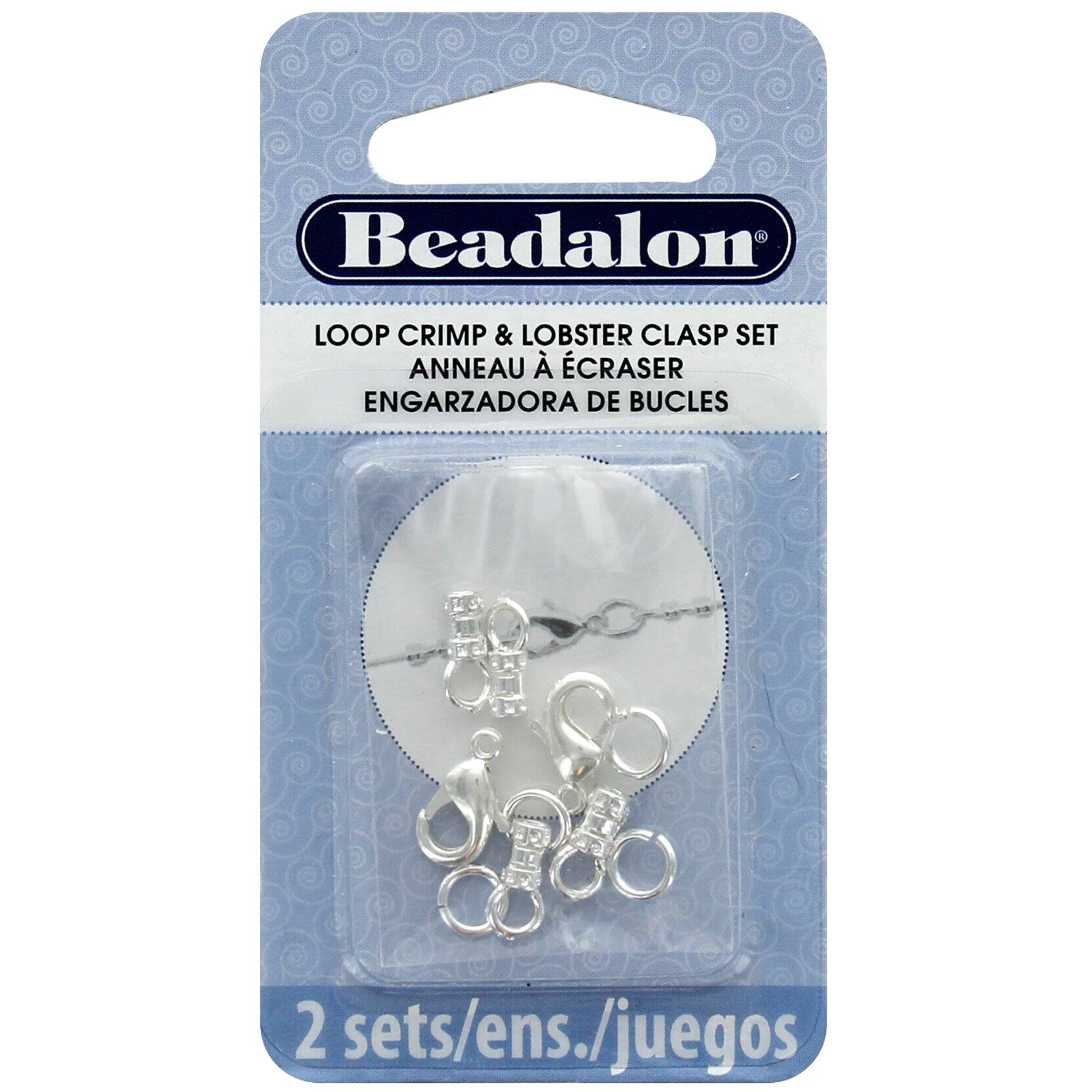 Beadalon® Loop Crimp & Lobster Clasp Set Michaels