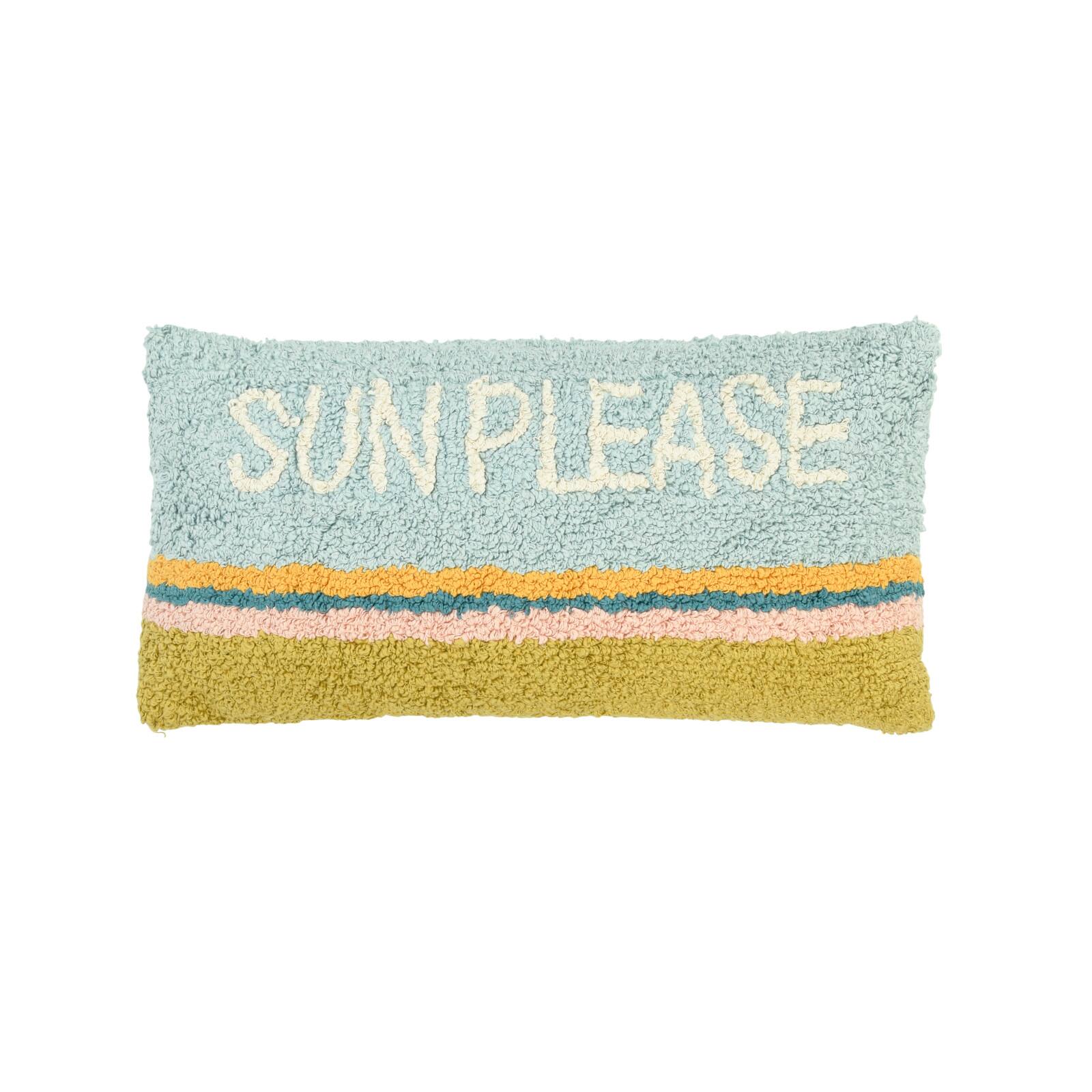 Hello Honey® Sun Please Cotton Striped Pillow