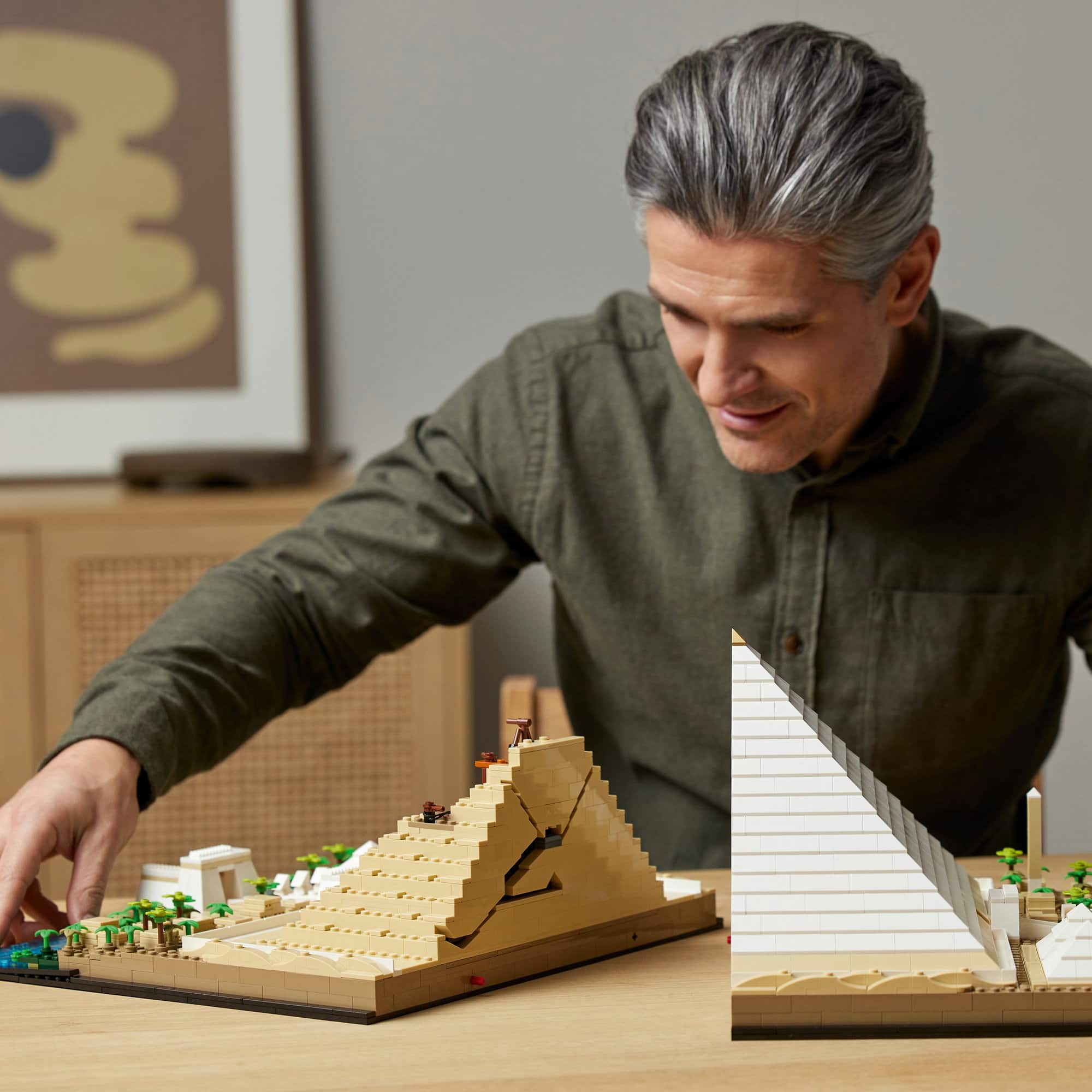 LEGO&#xAE; Architecture Great Pyramid of Giza 21058 Building Kit (1,476 Pieces)