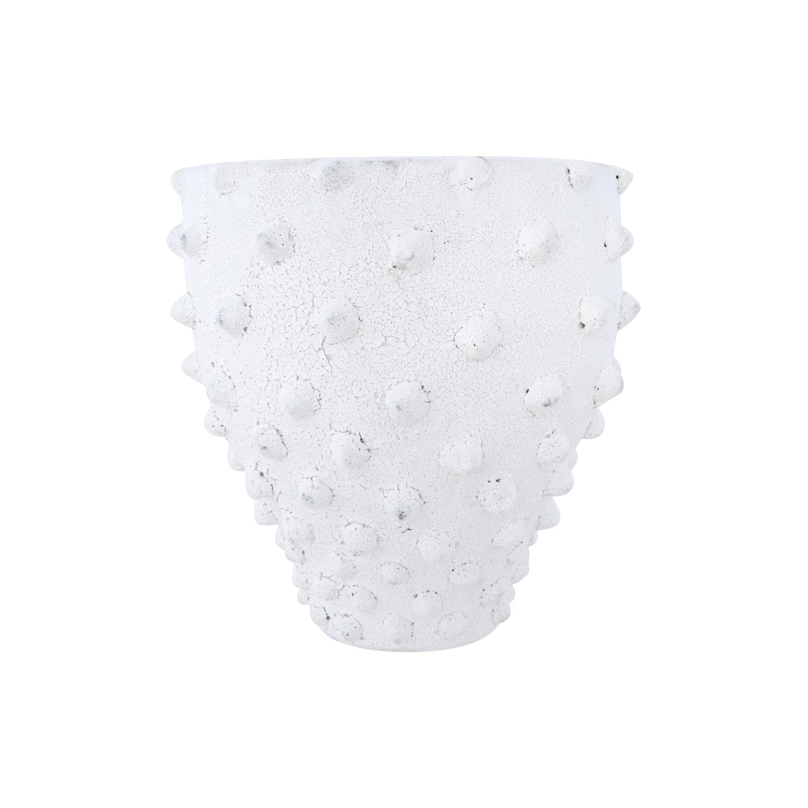 Hello Honey&#xAE; 10&#x22; Textured Polka Dot Terra Cotta Planter