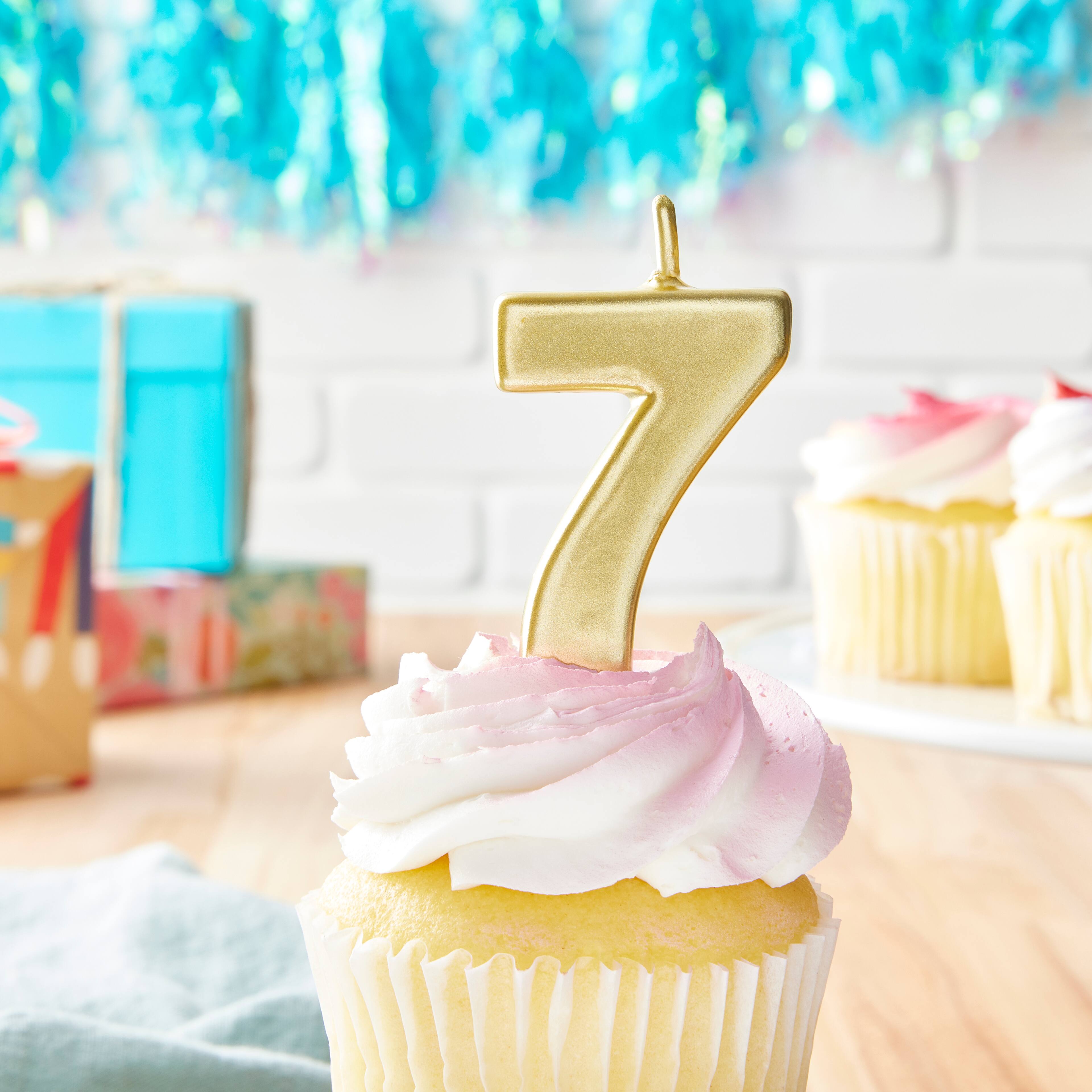 12 Pack: Gold Number Candle by Celebrate It&#xAE;