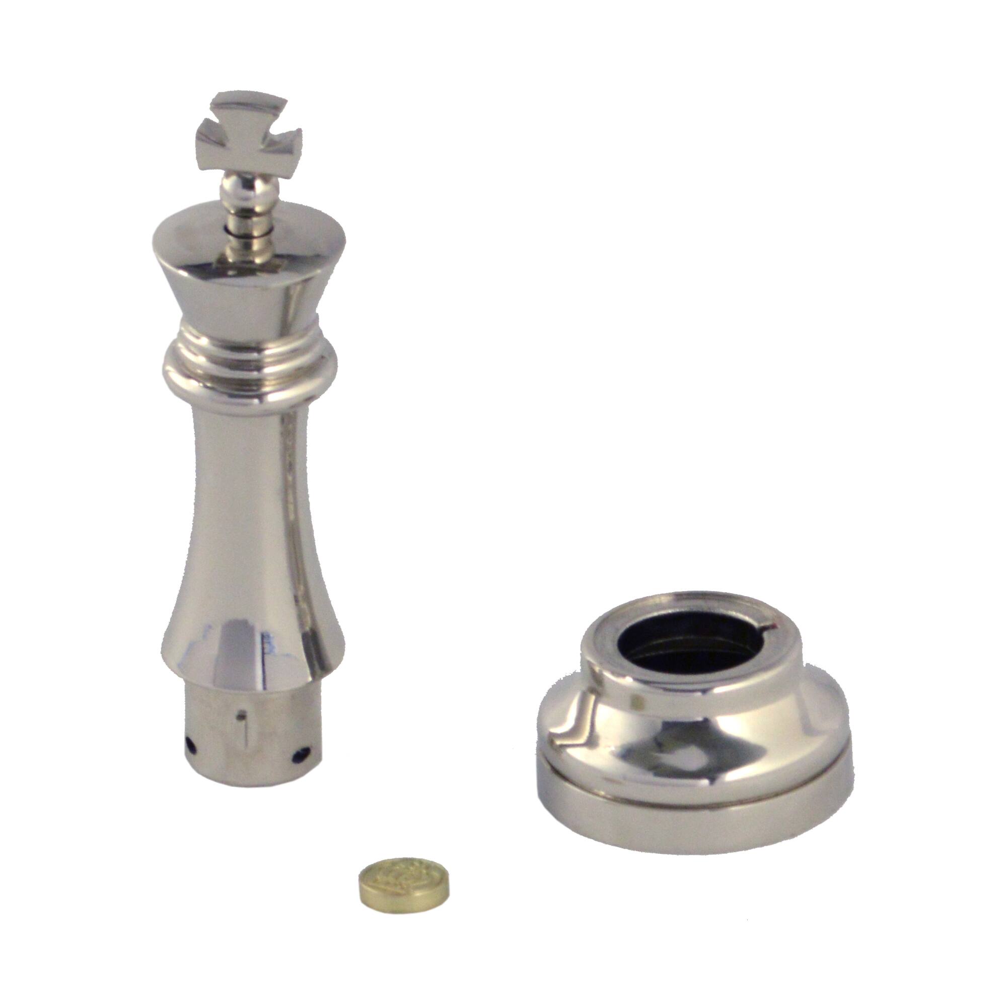 Silver Color Chess Piece - King, Hanayama Metal Puzzles