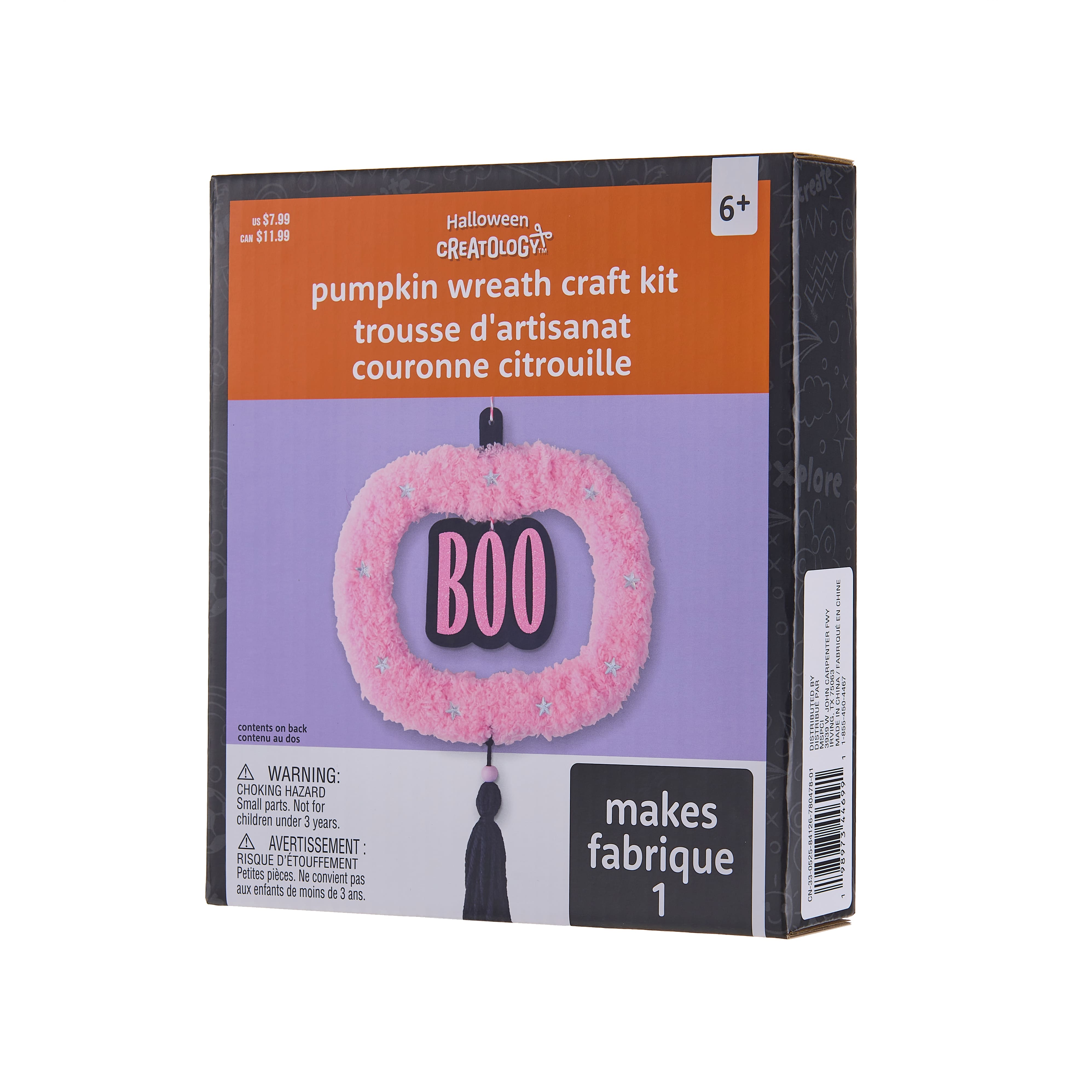 Boo Pumpkin Wreath Craft Kit by Creatology&#x2122;