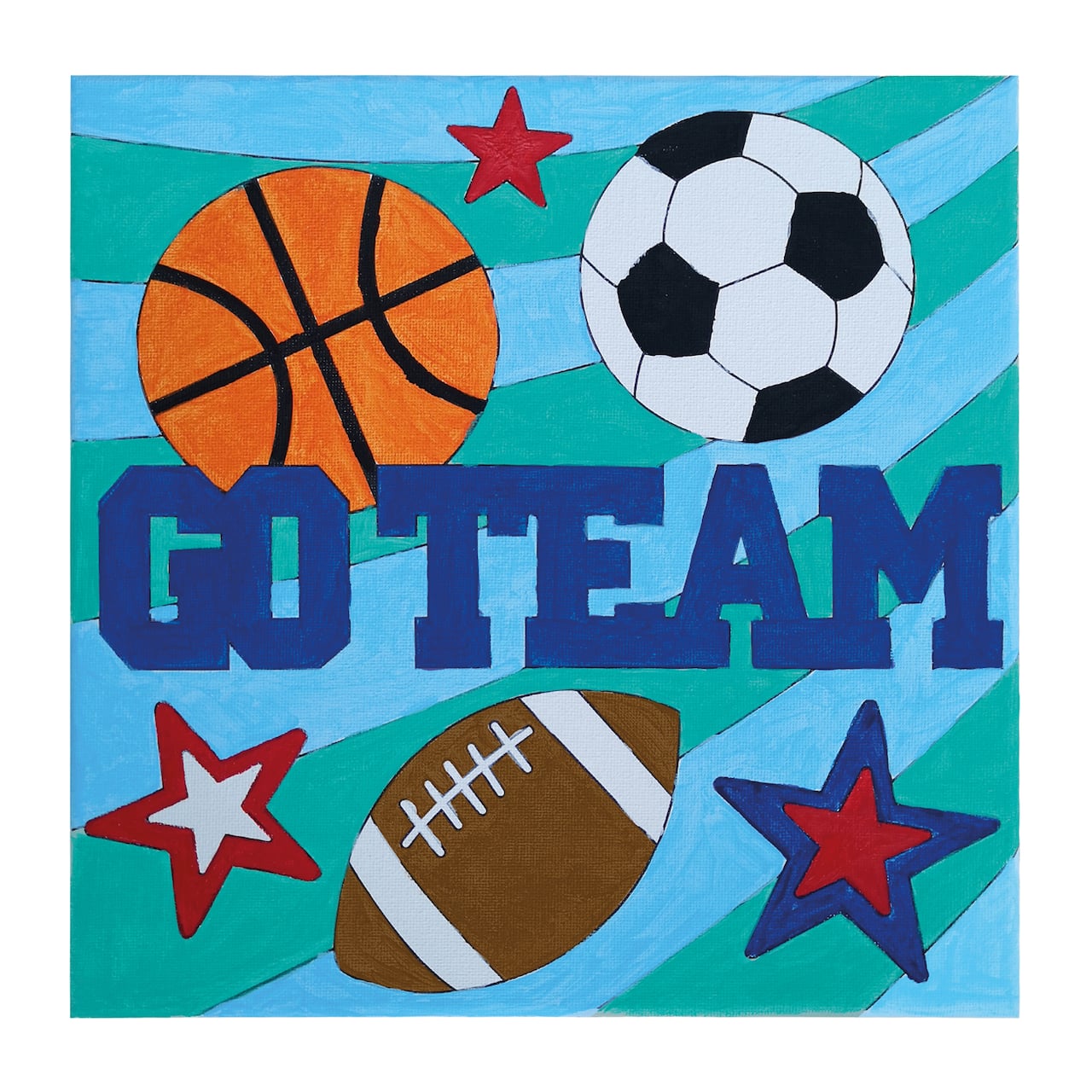 Go Team Canvas Painting Kit by Creatology™ | Michaels