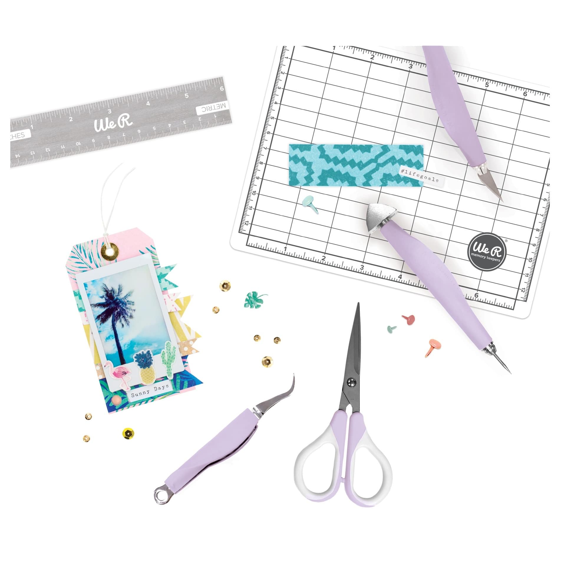 We R Memory Keepers&#xAE; Lilac Mini Tool Kit