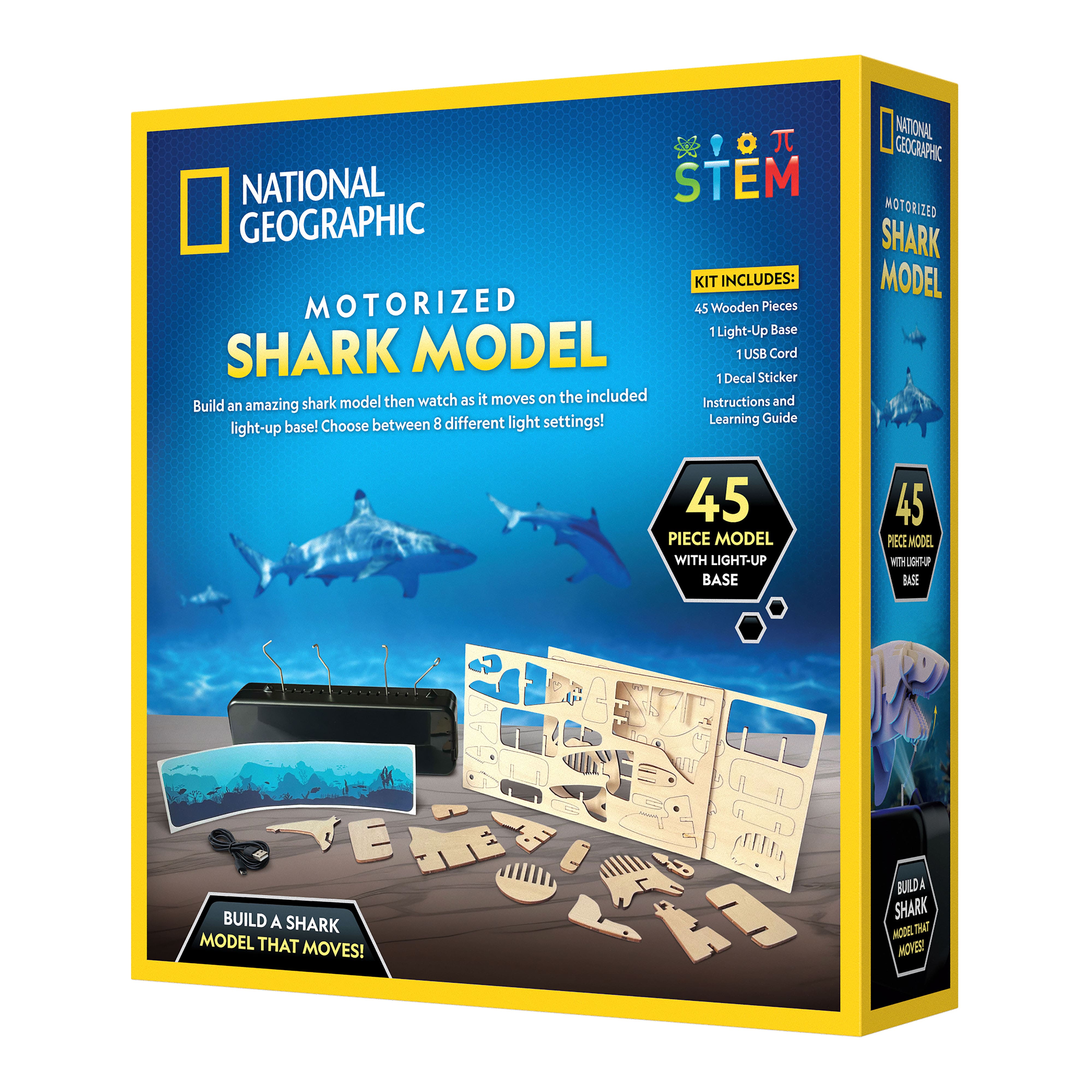 National Geographic&#x2122; Motorized Shark Model Kit