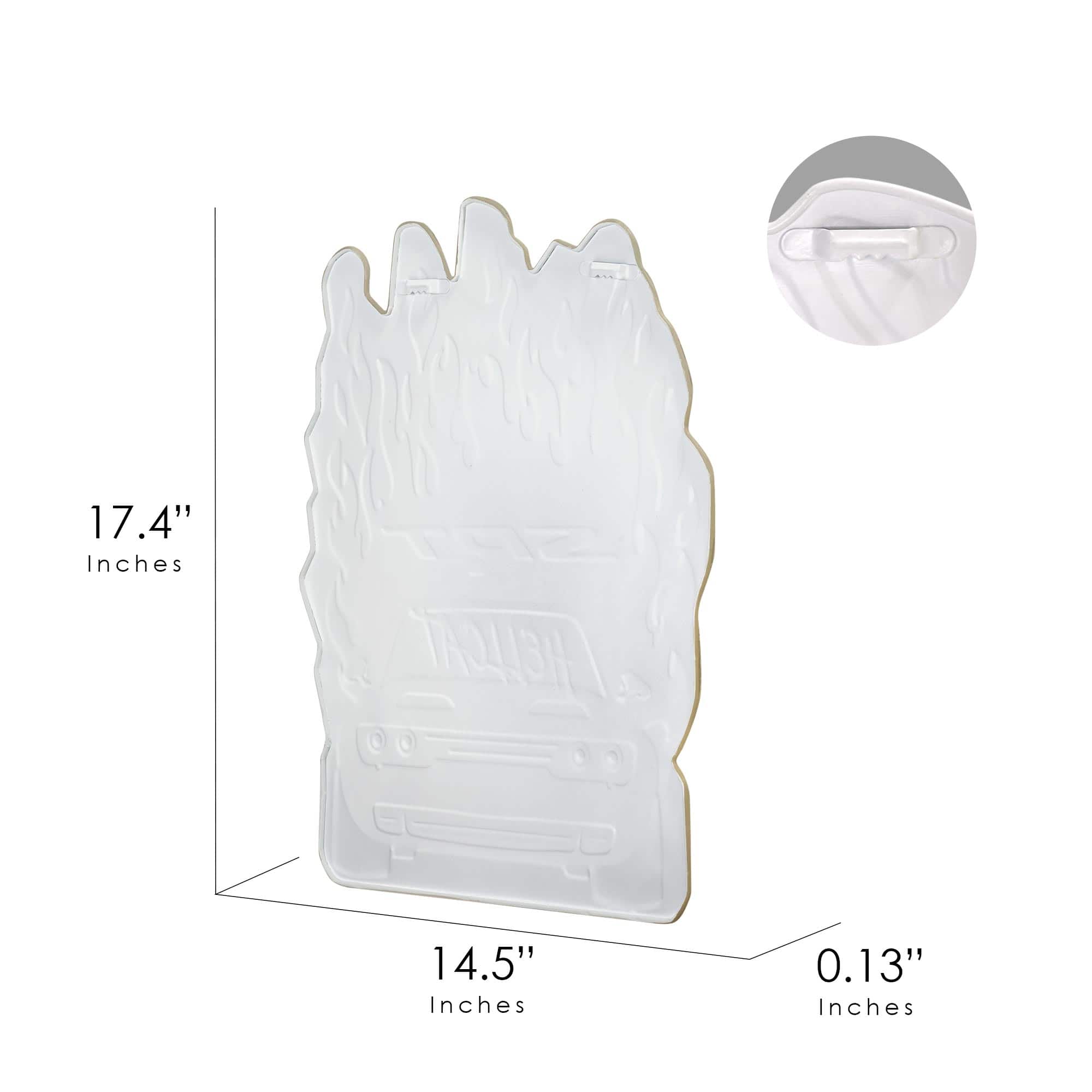 Dodge SRT Hellcat Embossed Shaped Metal Wall Sign