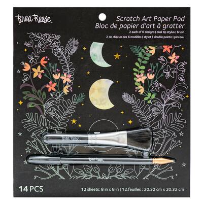 Brea Reese™ Butterfly Scratch Art Paper Pad