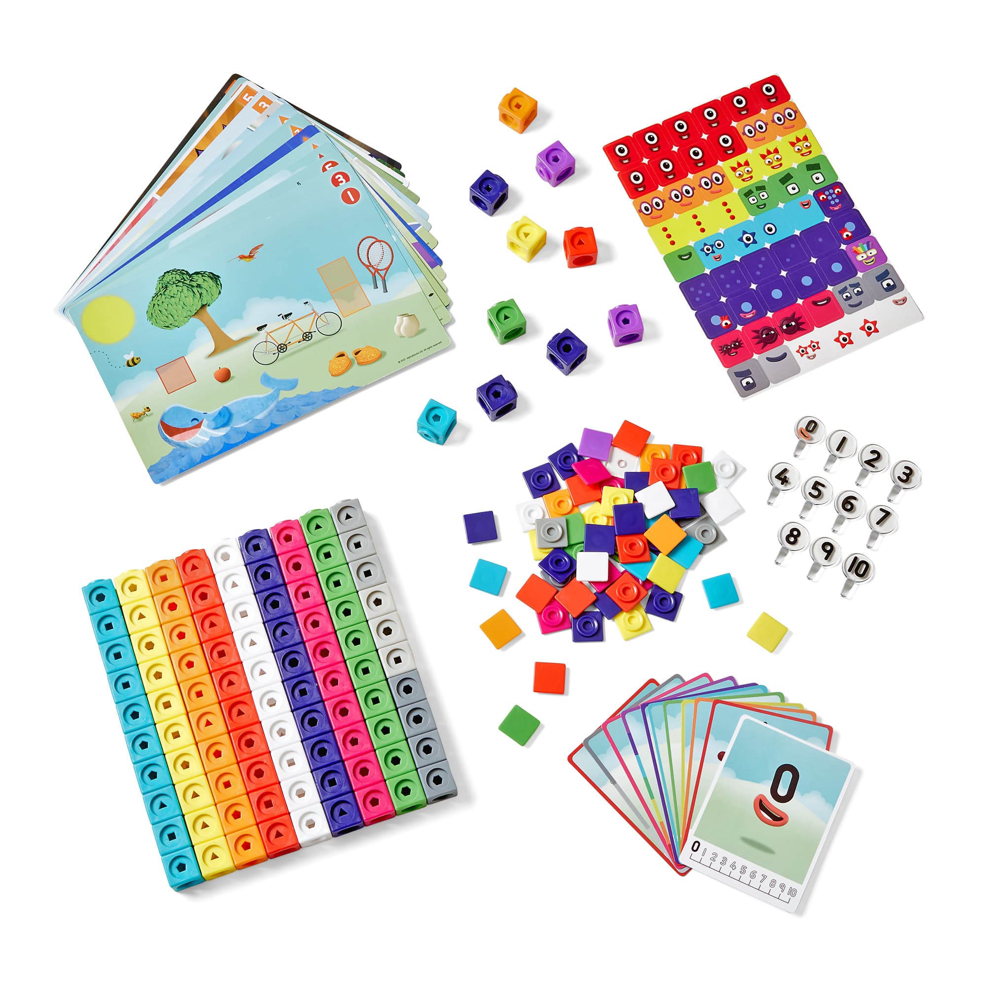 hand2mind&#xAE; Numberblocks MathLink&#xAE; Cubes 1-10 Activity Set