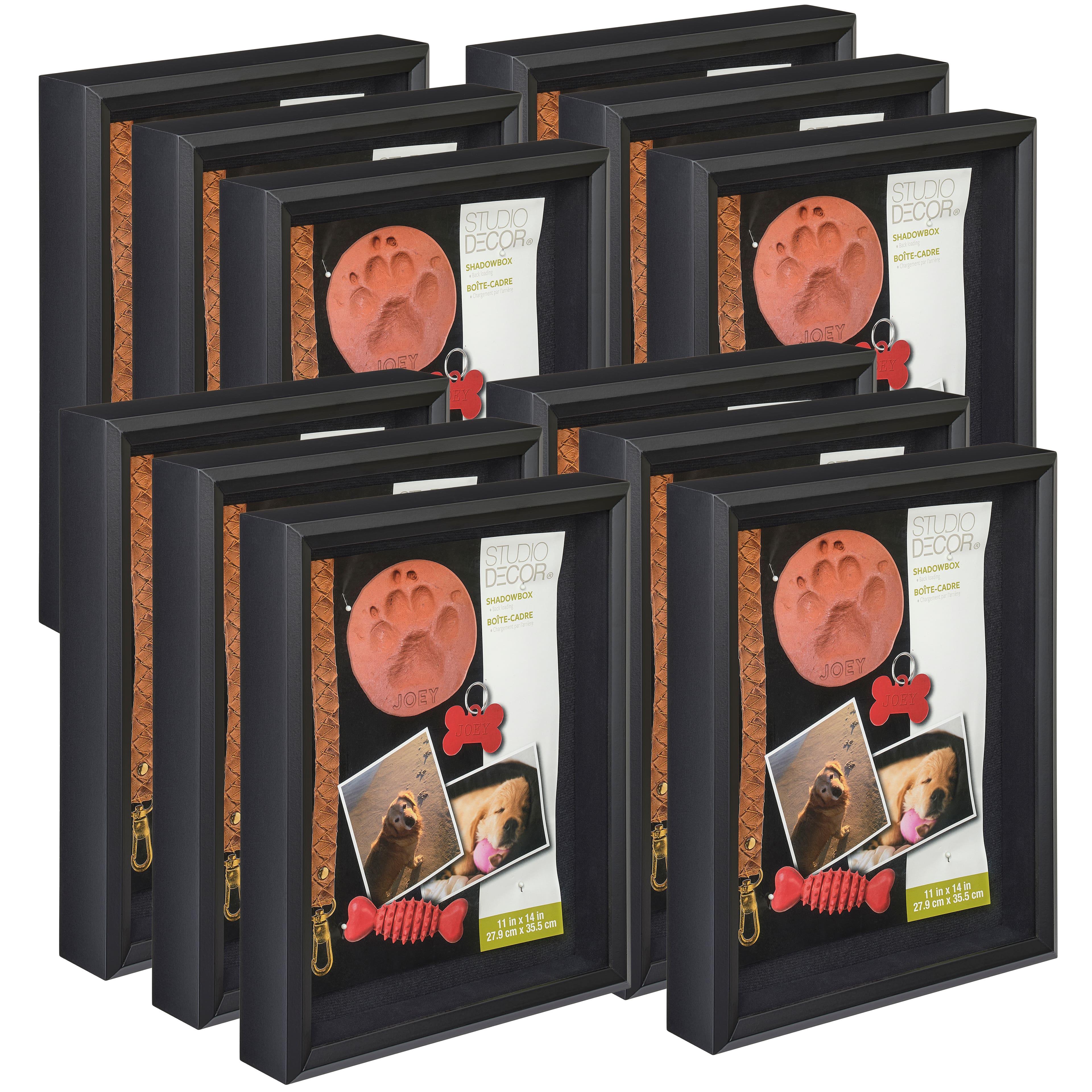 12 Pack: Black 11" x 14" Shadow Box by Studio Décor®