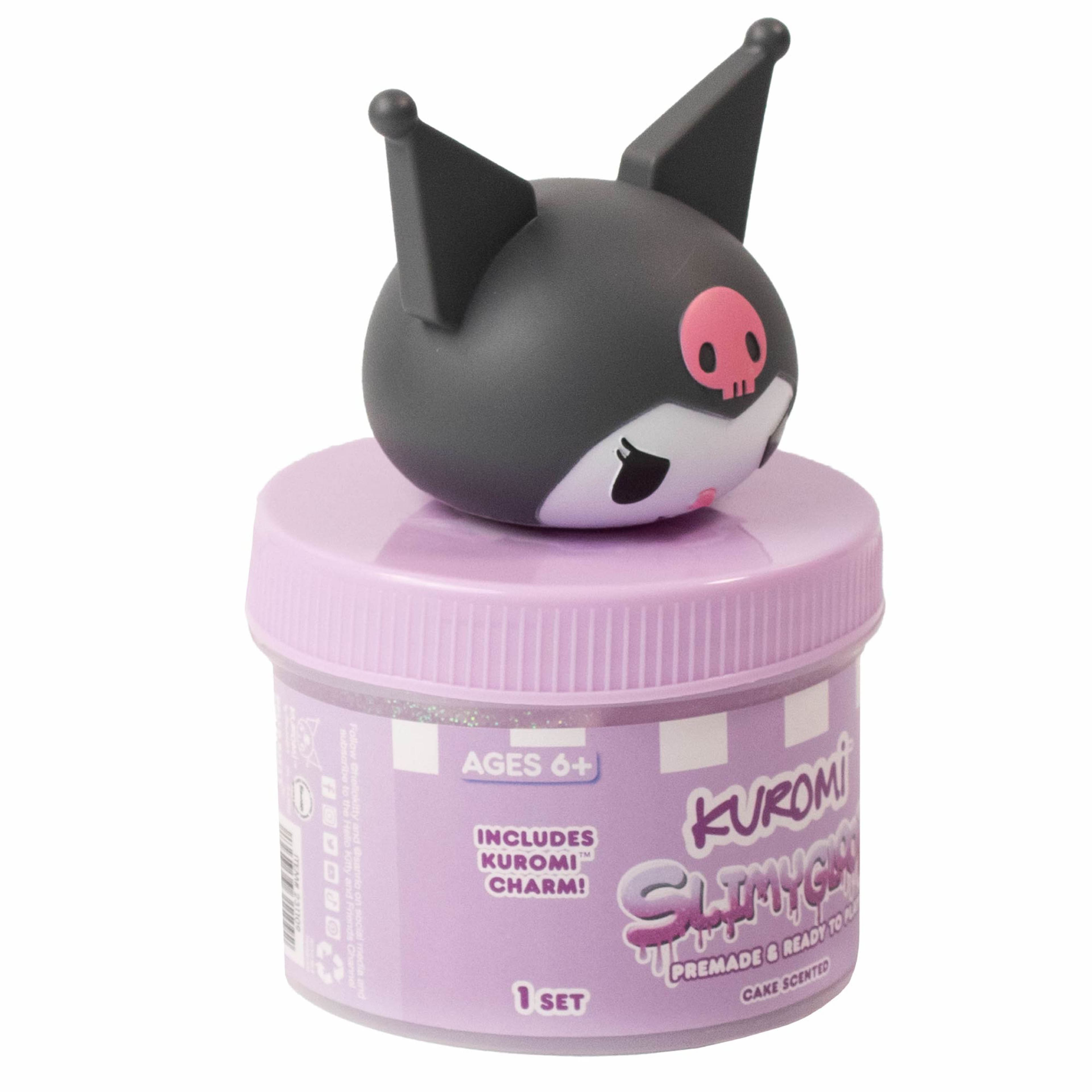 Kuromi&#x2122; SlimyGloop&#xAE; 8oz. Purple &#x26; White Cake Scented Slime