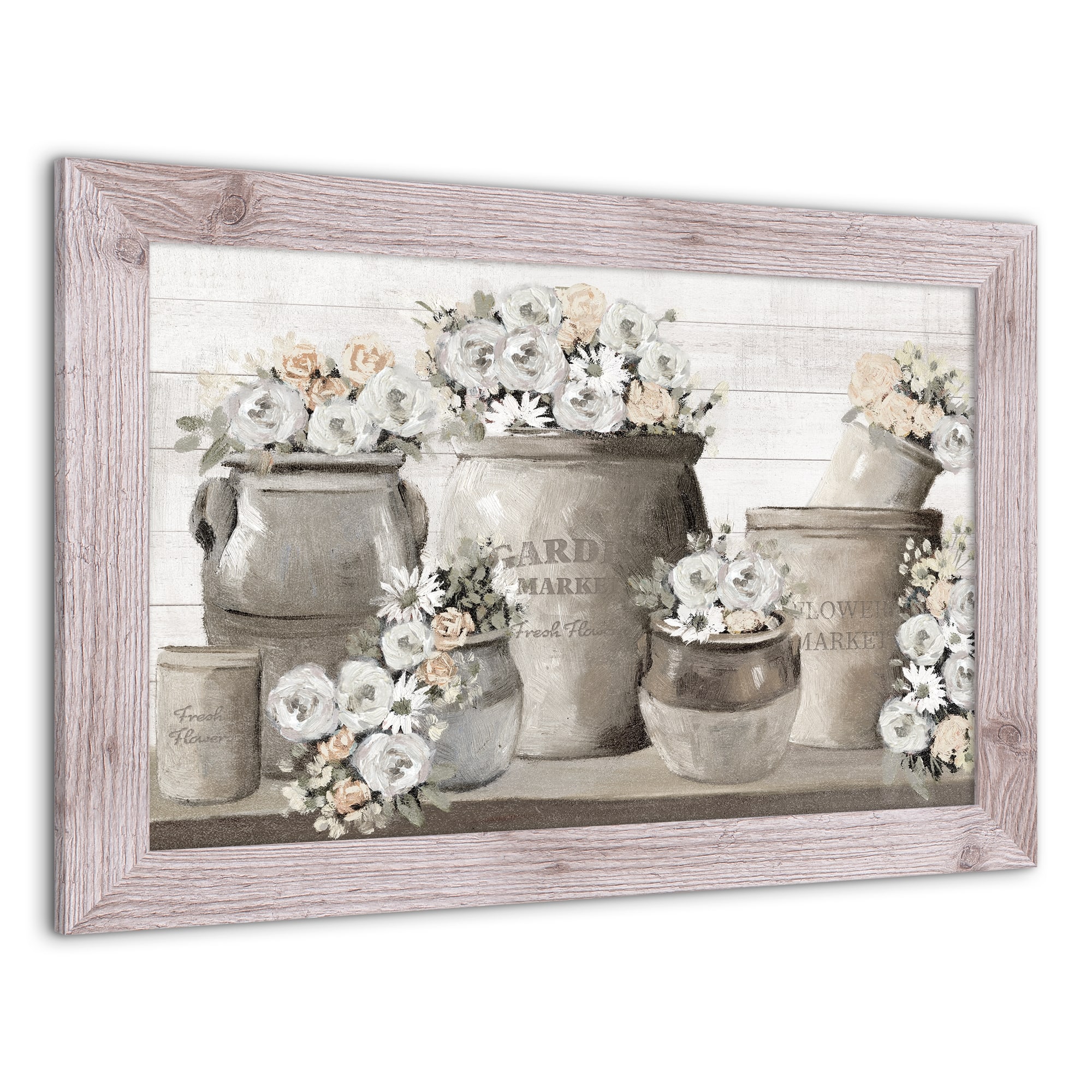 French Country Flowers Western Framed Print