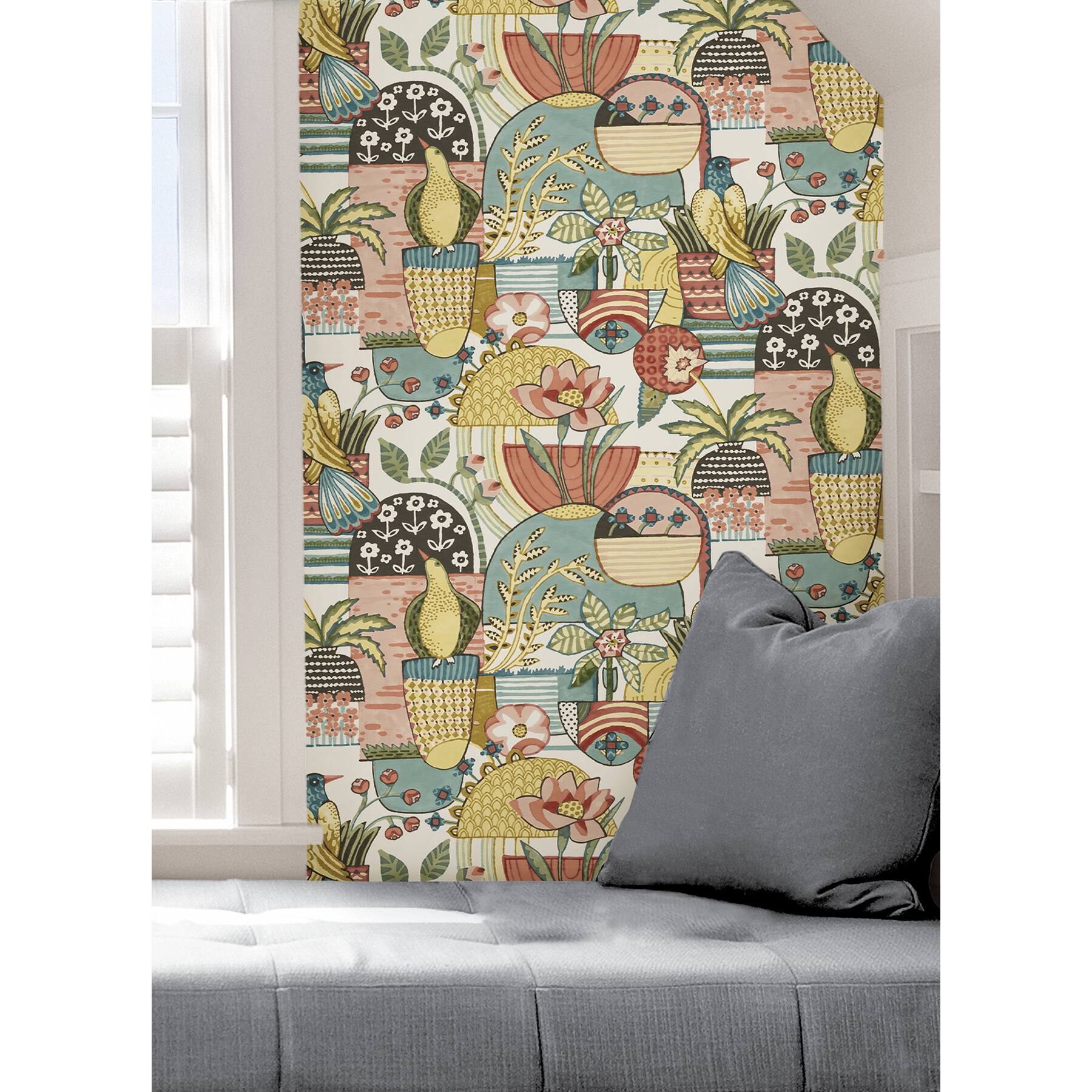 Caroline et Bettina Spice Avriel Peel & Stick Wallpaper