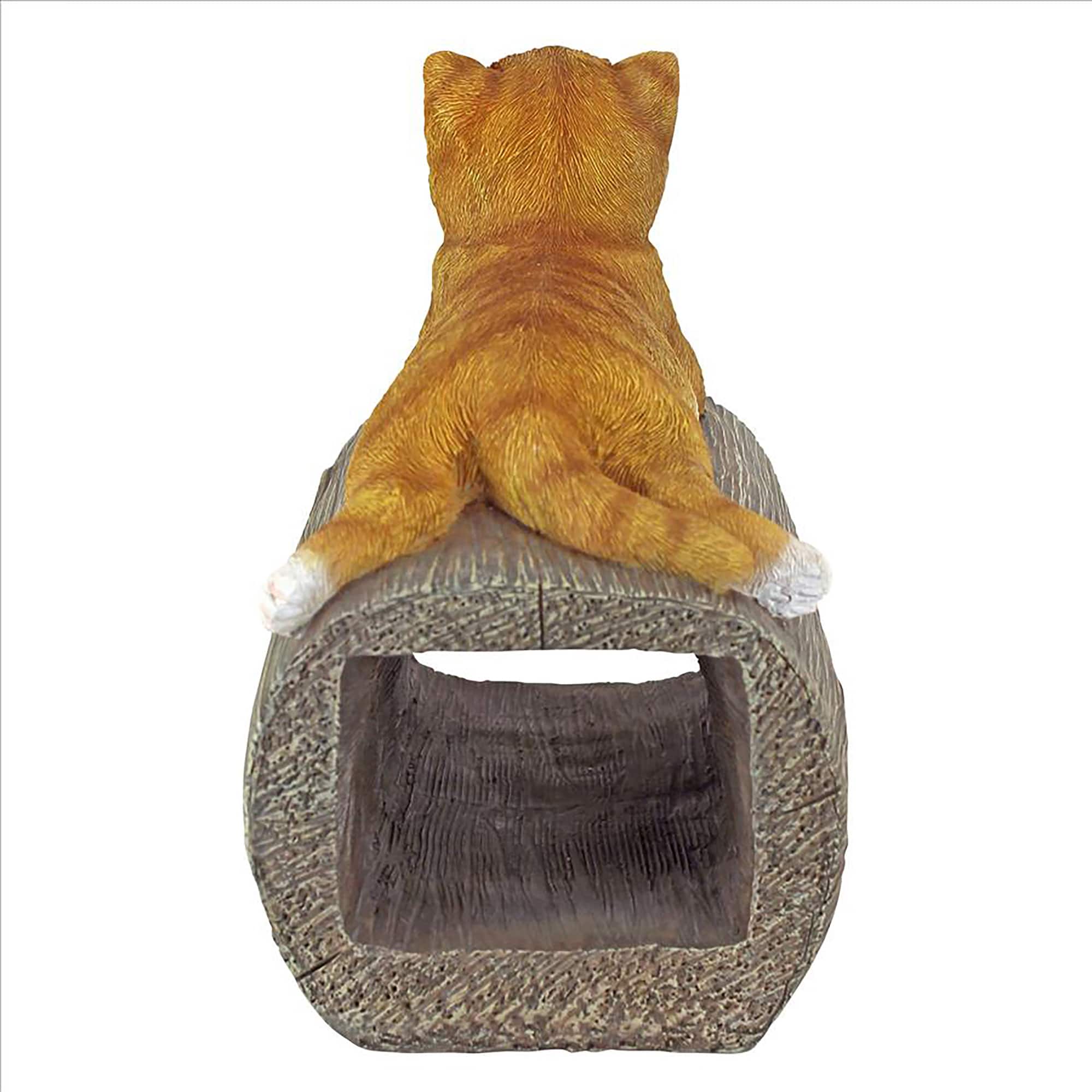 Design Toscano 8&#x22; Kitty Cat Gutter Guardian Downspout Statue