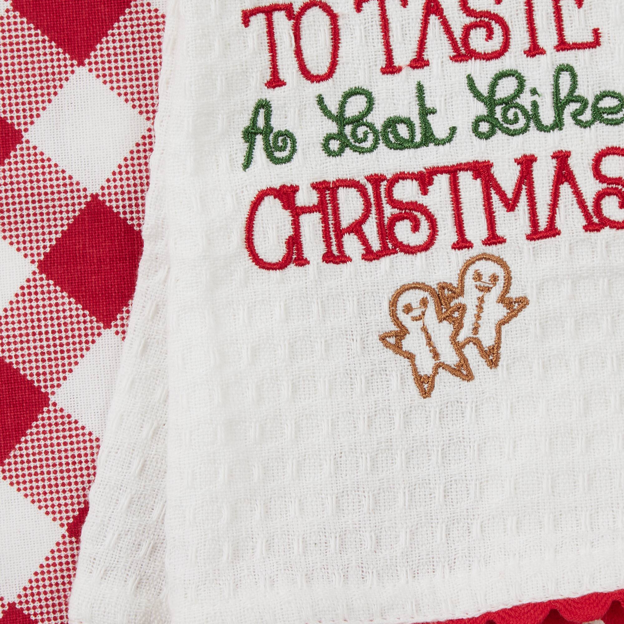 DII&#xAE; Baking Spirits Bright Kitchen Towel Scarf